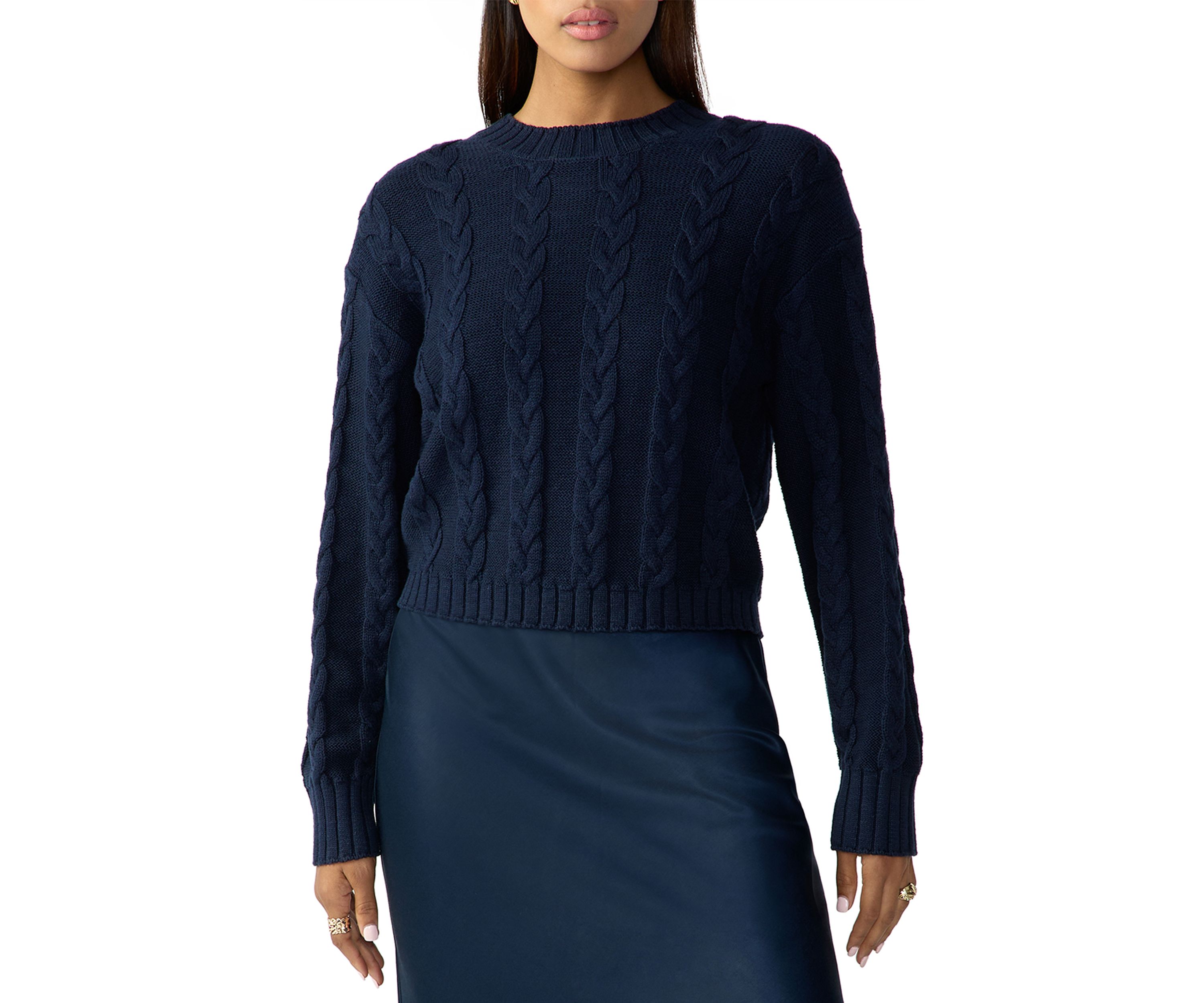 Womens The Cable Knit Sweater