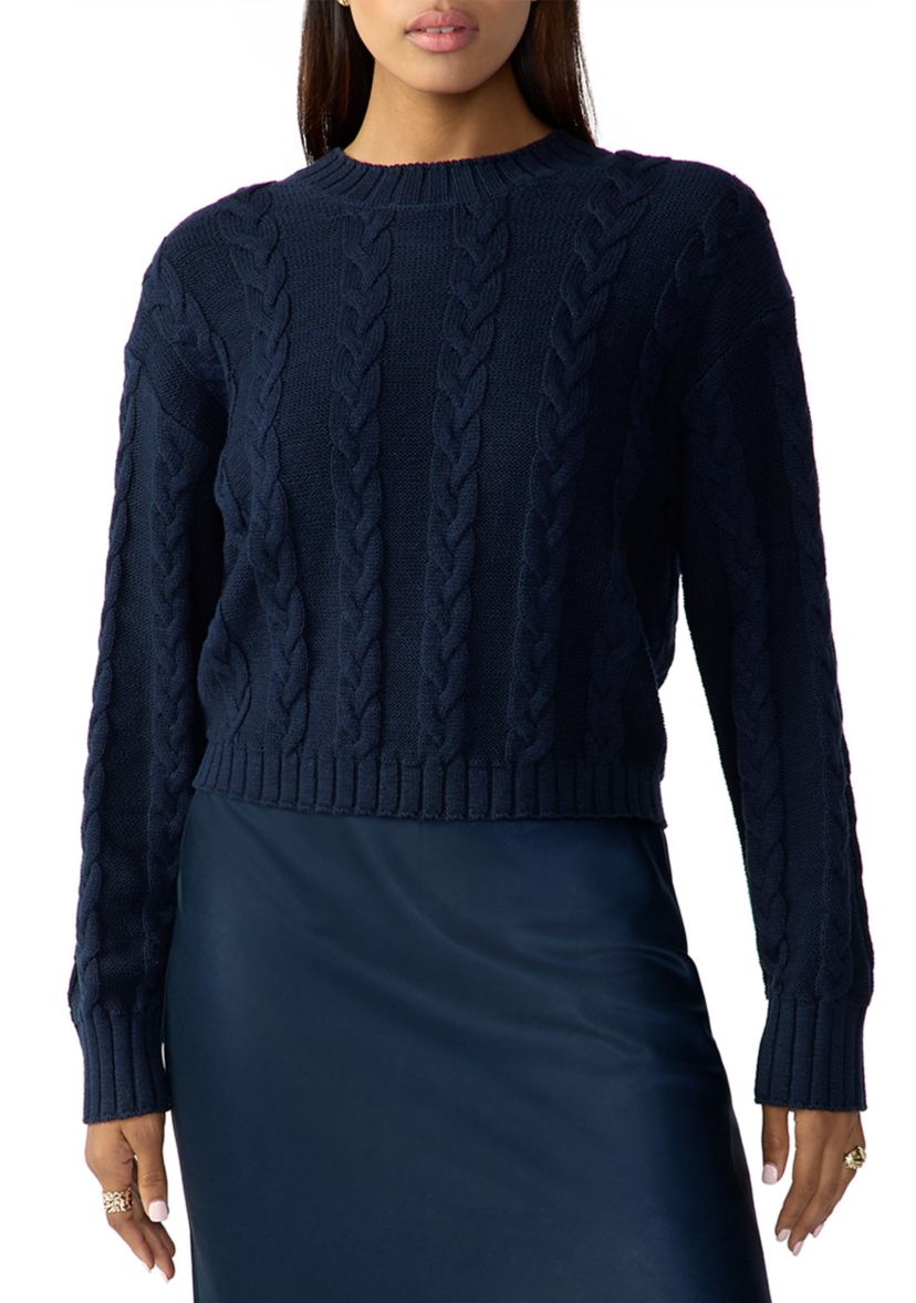 Womens The Cable Knit Sweater