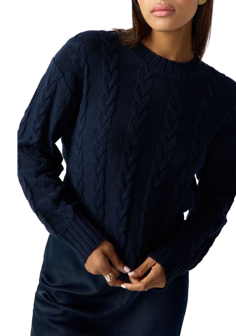 Womens The Cable Knit Sweater