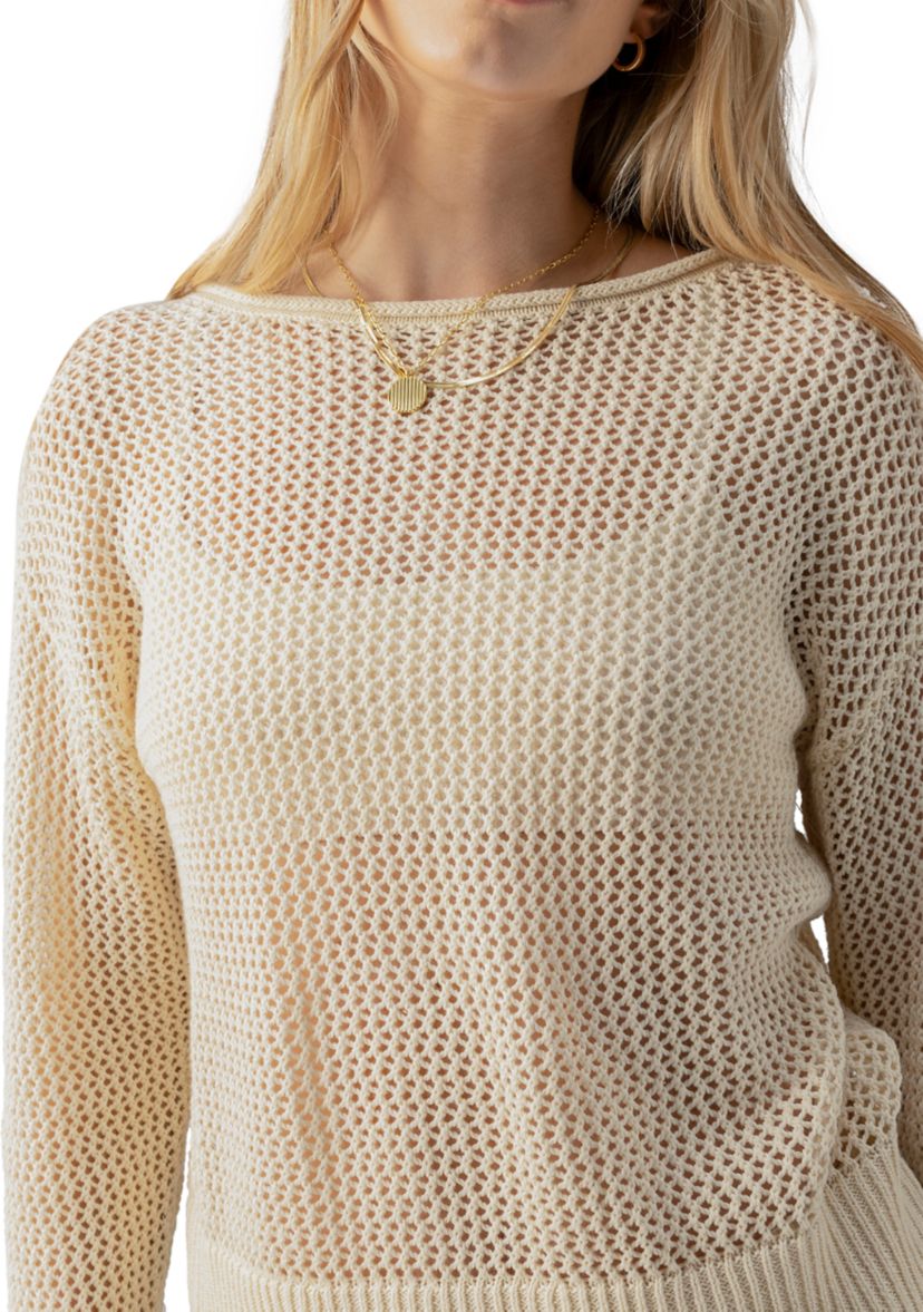 Womens Open Knit Sweater