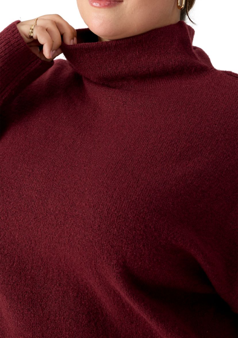 Plus Size Change of Season Tunic Sweater