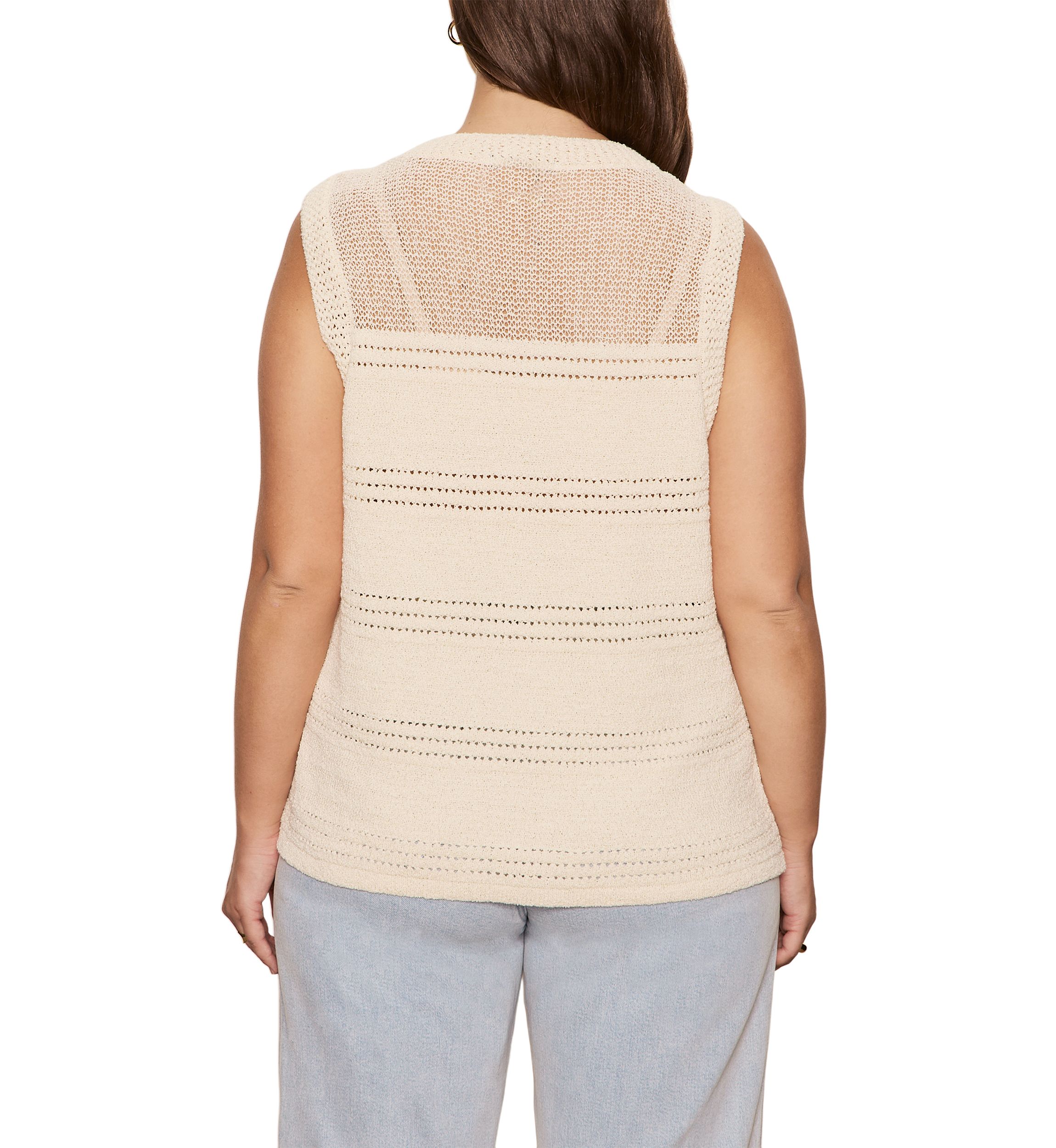 Plus Size Waves of Summer Shell Top