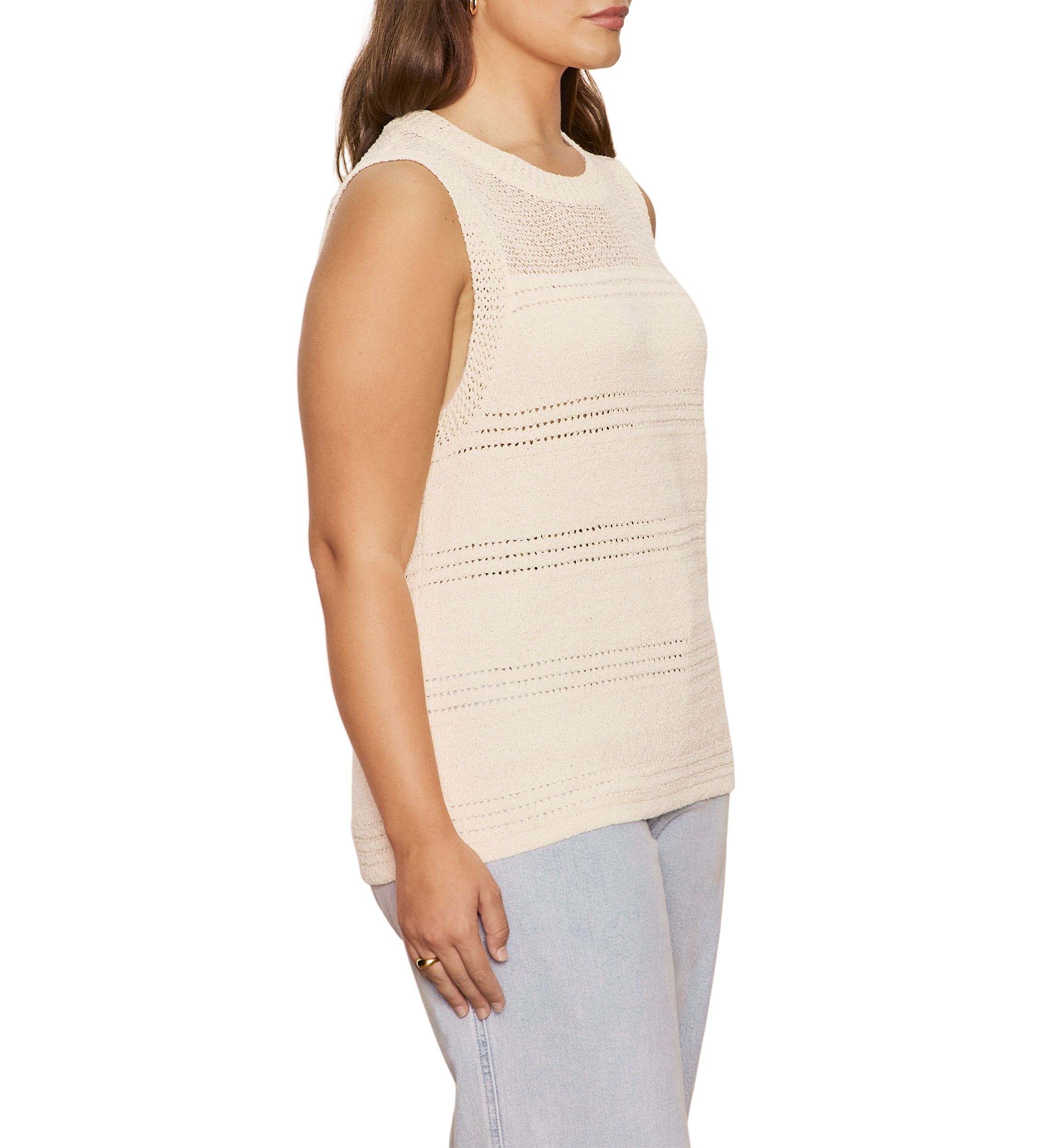 Plus Size Waves of Summer Shell Top