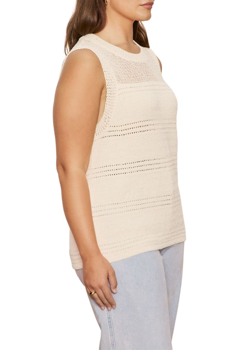 Plus Size Waves of Summer Shell Top