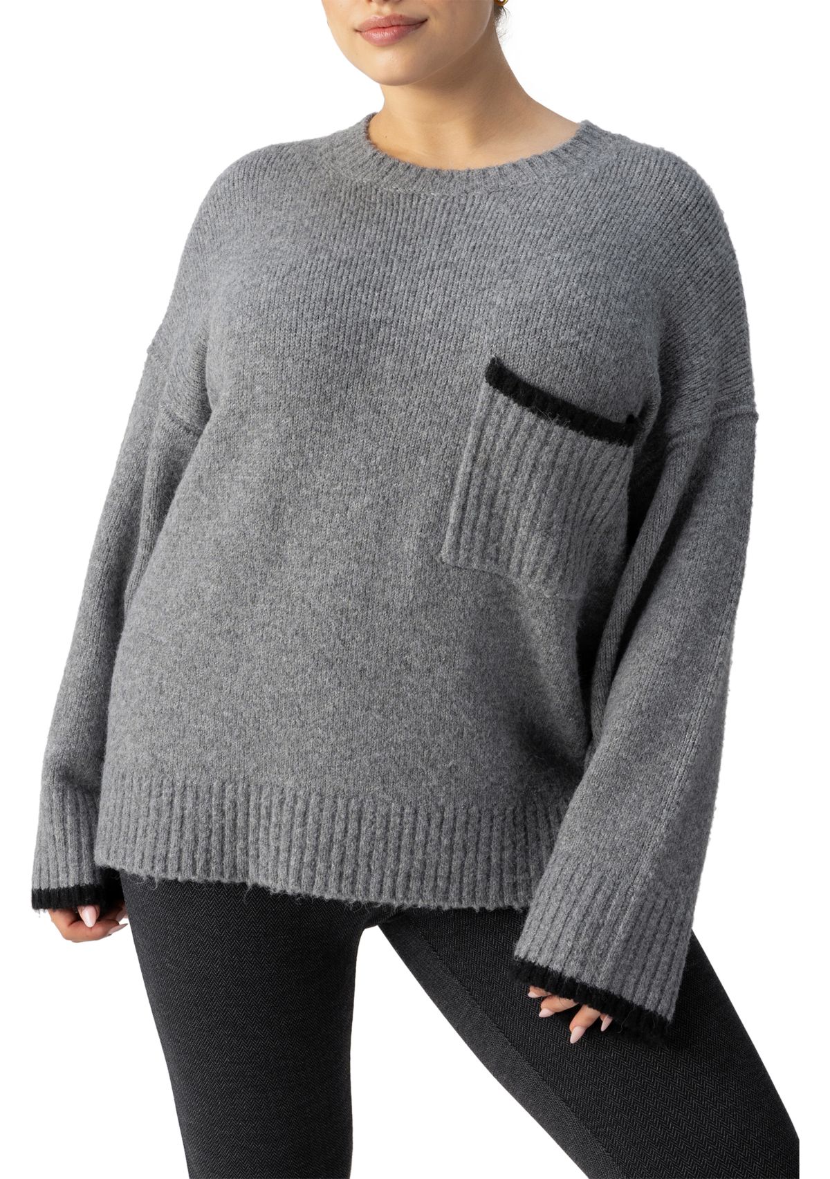 Plus Size Uptown Girl Sweater 
