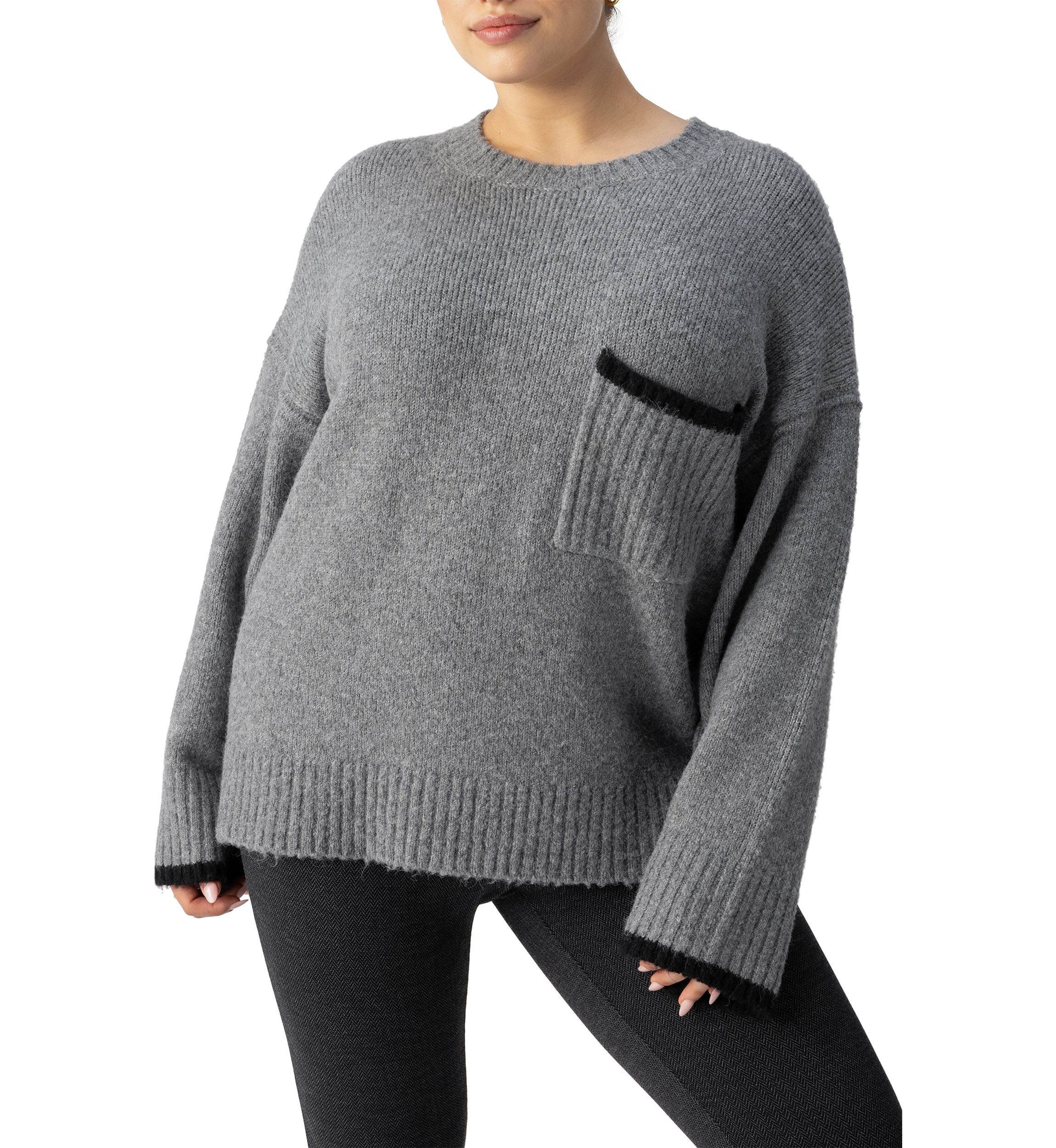 Plus Size Uptown Girl Sweater 
