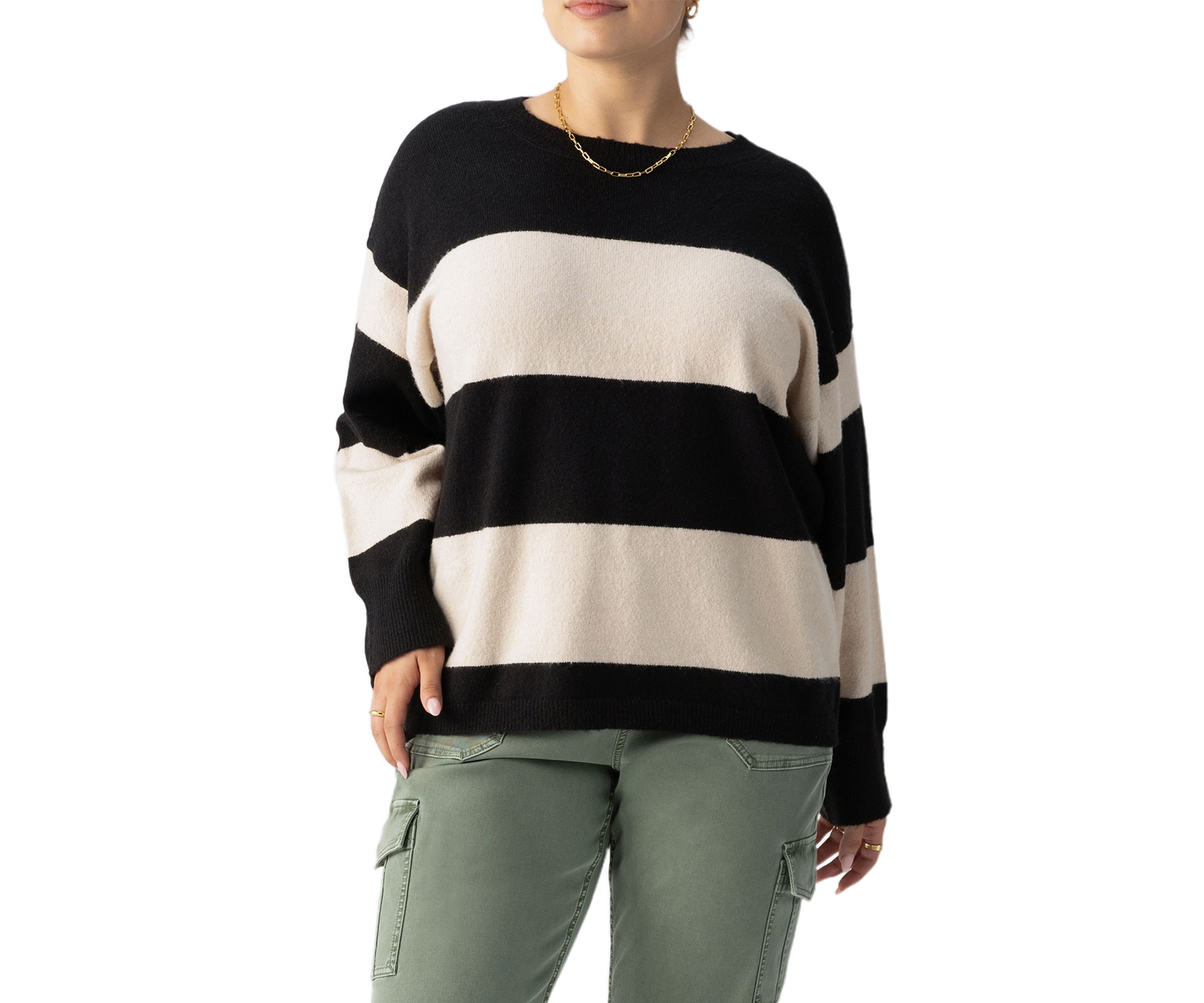 Plus Size Cuddle Up Crew Neck Sweater 