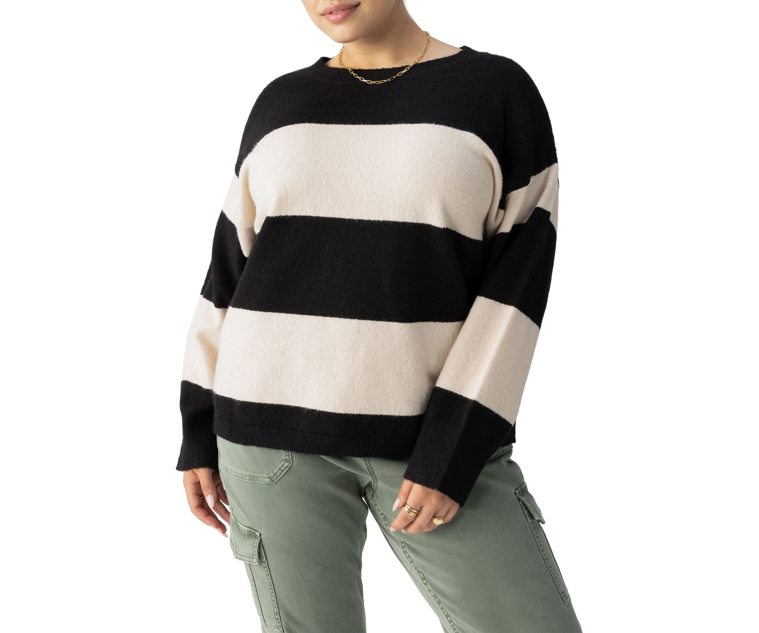 Plus Size Cuddle Up Crew Neck Sweater 
