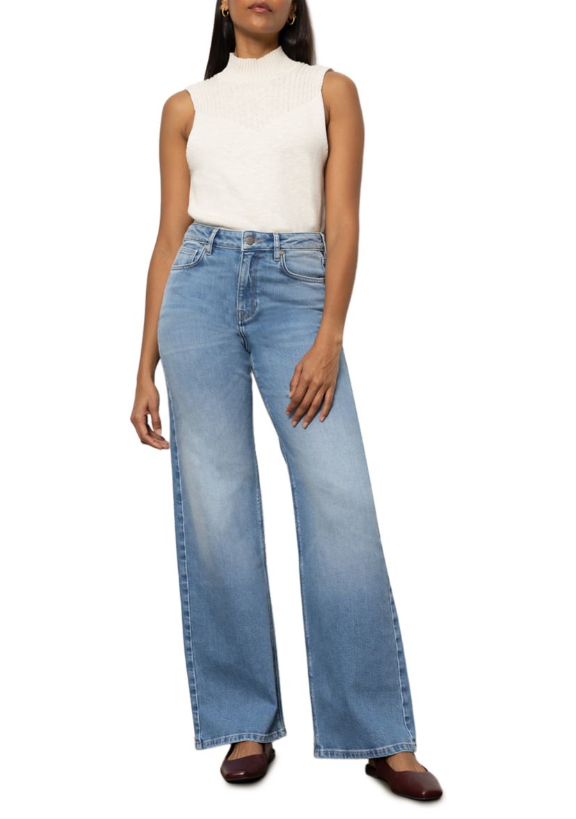 Womens Ribbed Mock Neck Tank Top