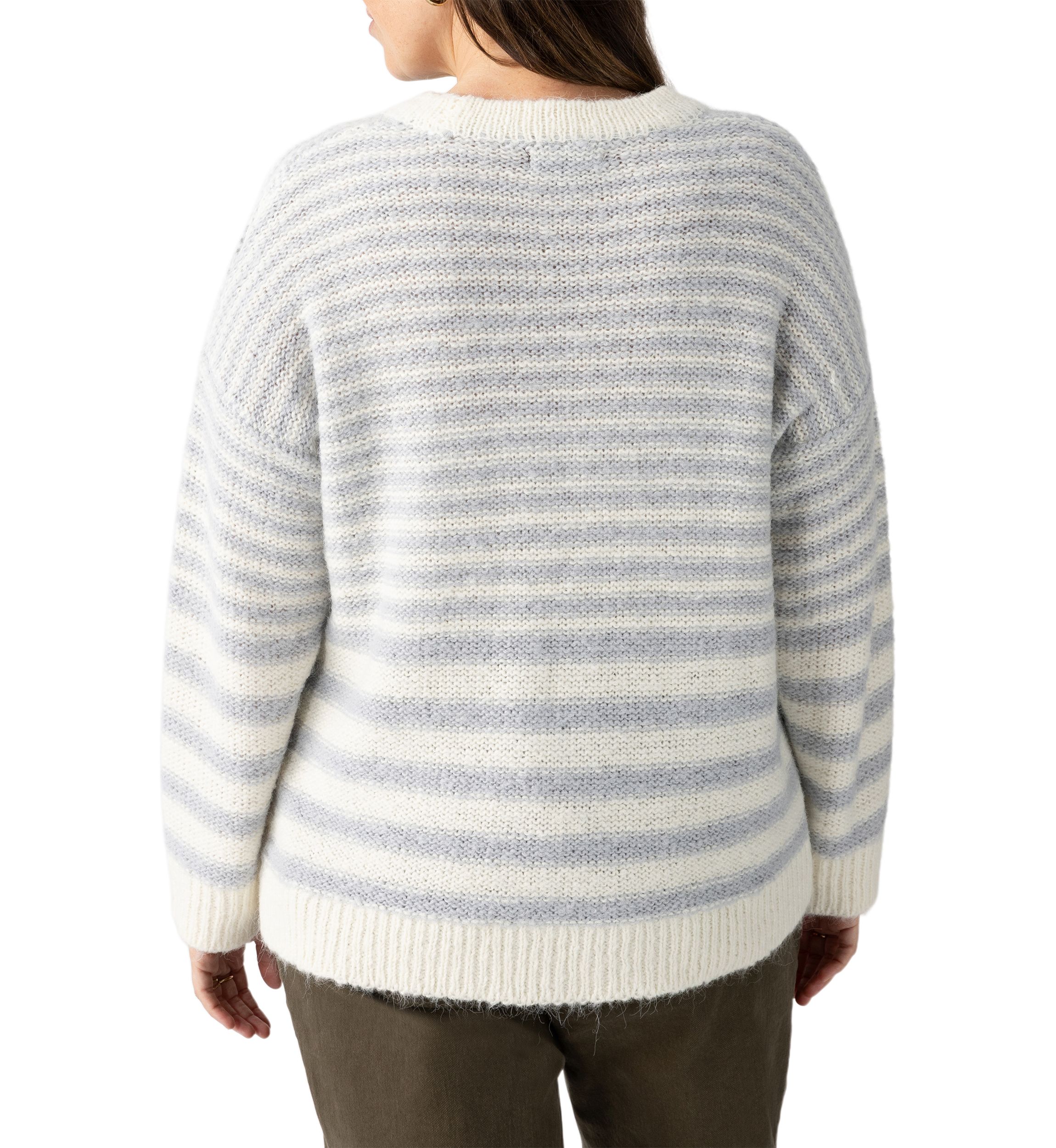 Plus Size Fuzzy Tunic Sweater