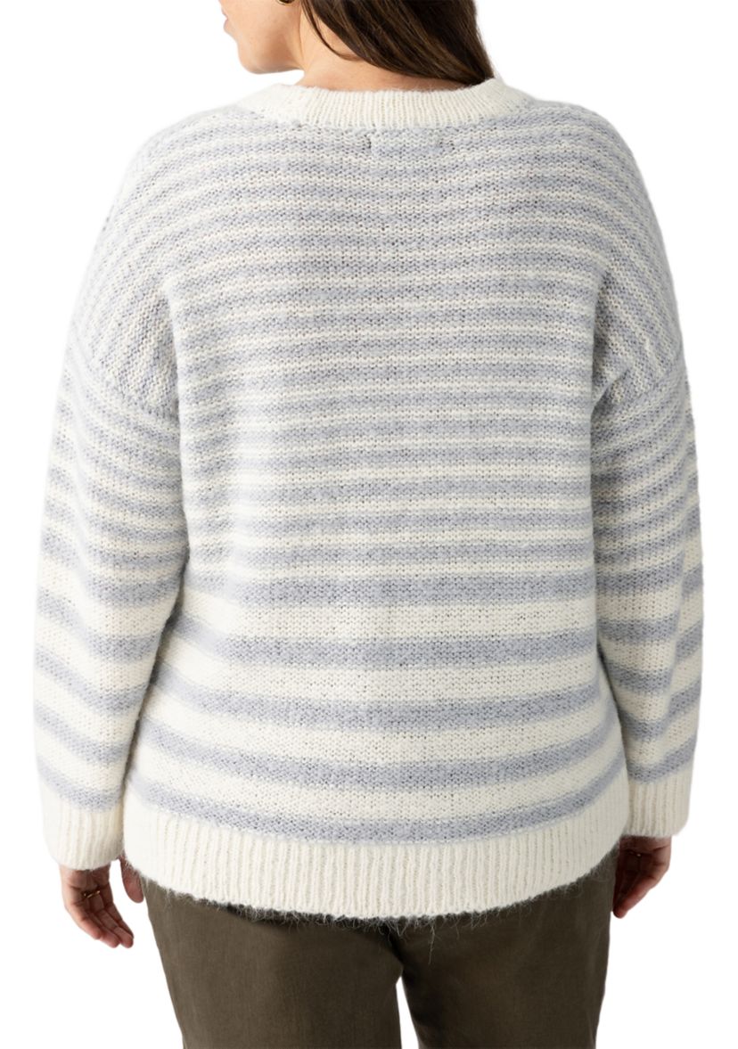Plus Size Fuzzy Tunic Sweater