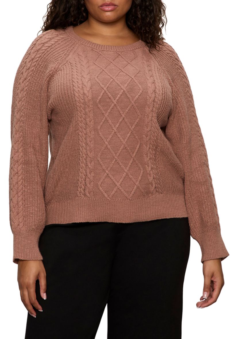Womens Nomad Cable Popover Sweater 