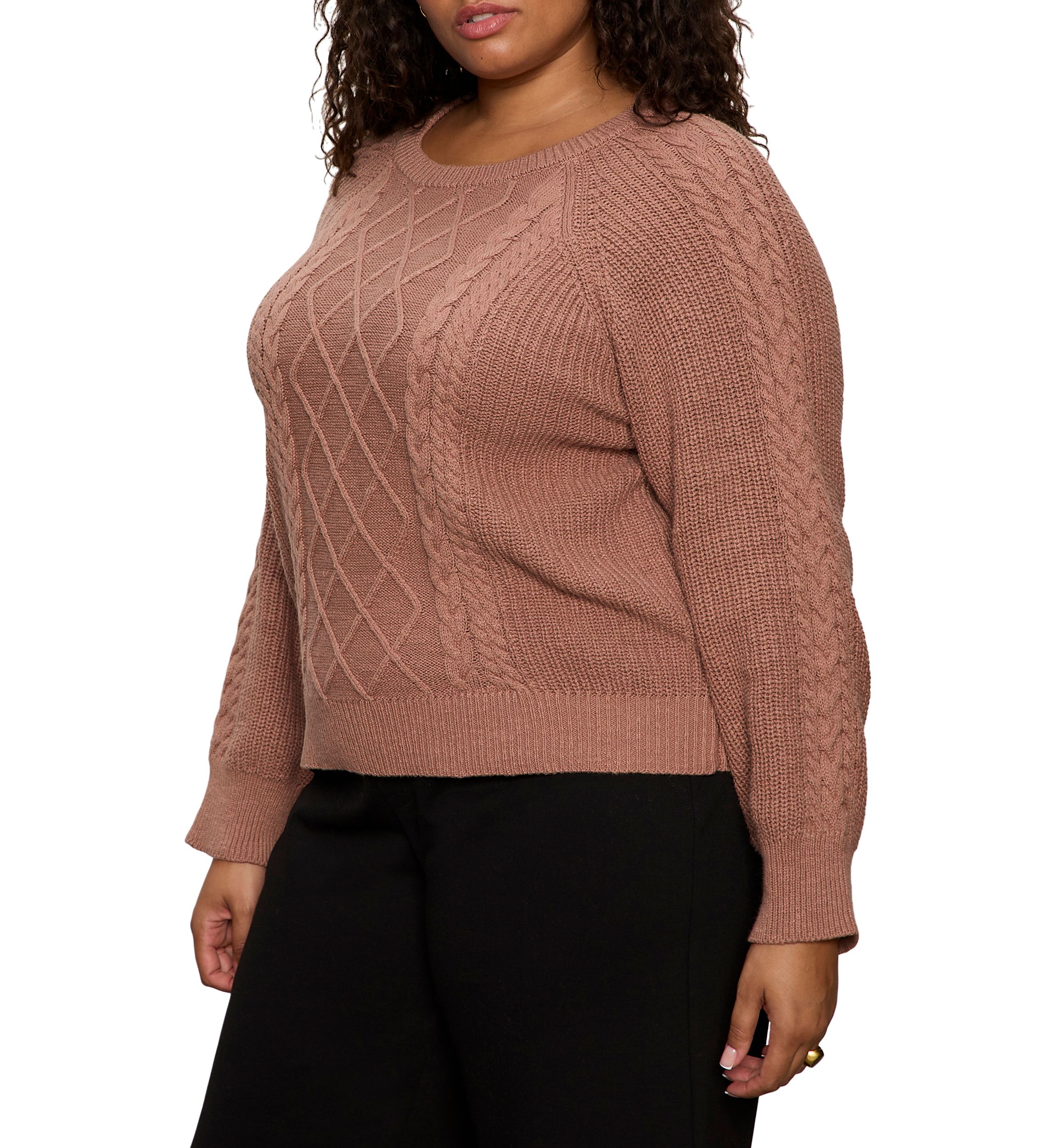 Womens Nomad Cable Popover Sweater 