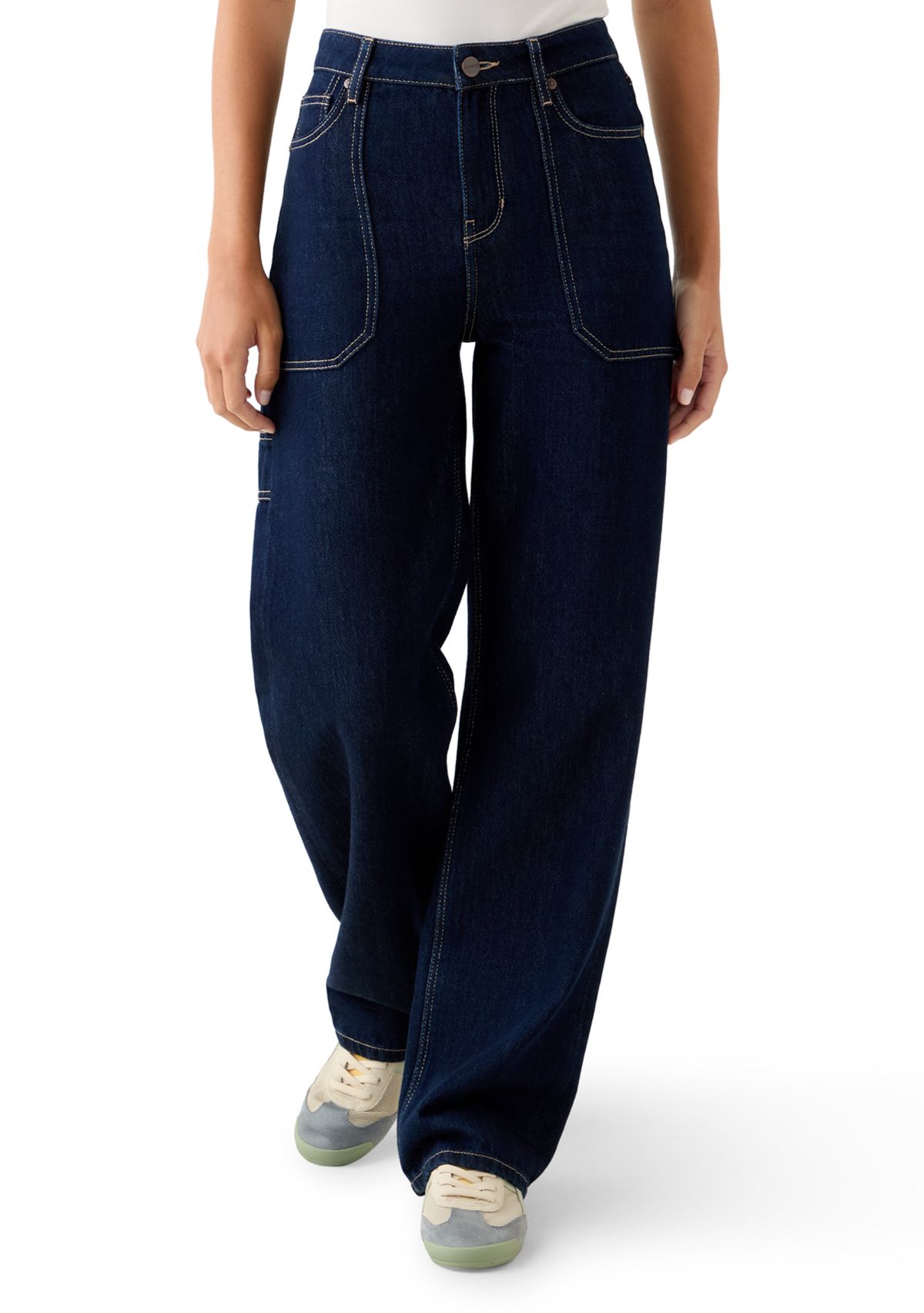 Womens Soleil Straight Jeans