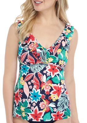 v neck swim top