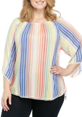 jessica simpson plus size susie textured sleeve sweatshir