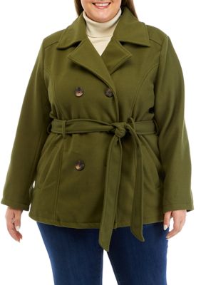 Belk plus size on sale coats