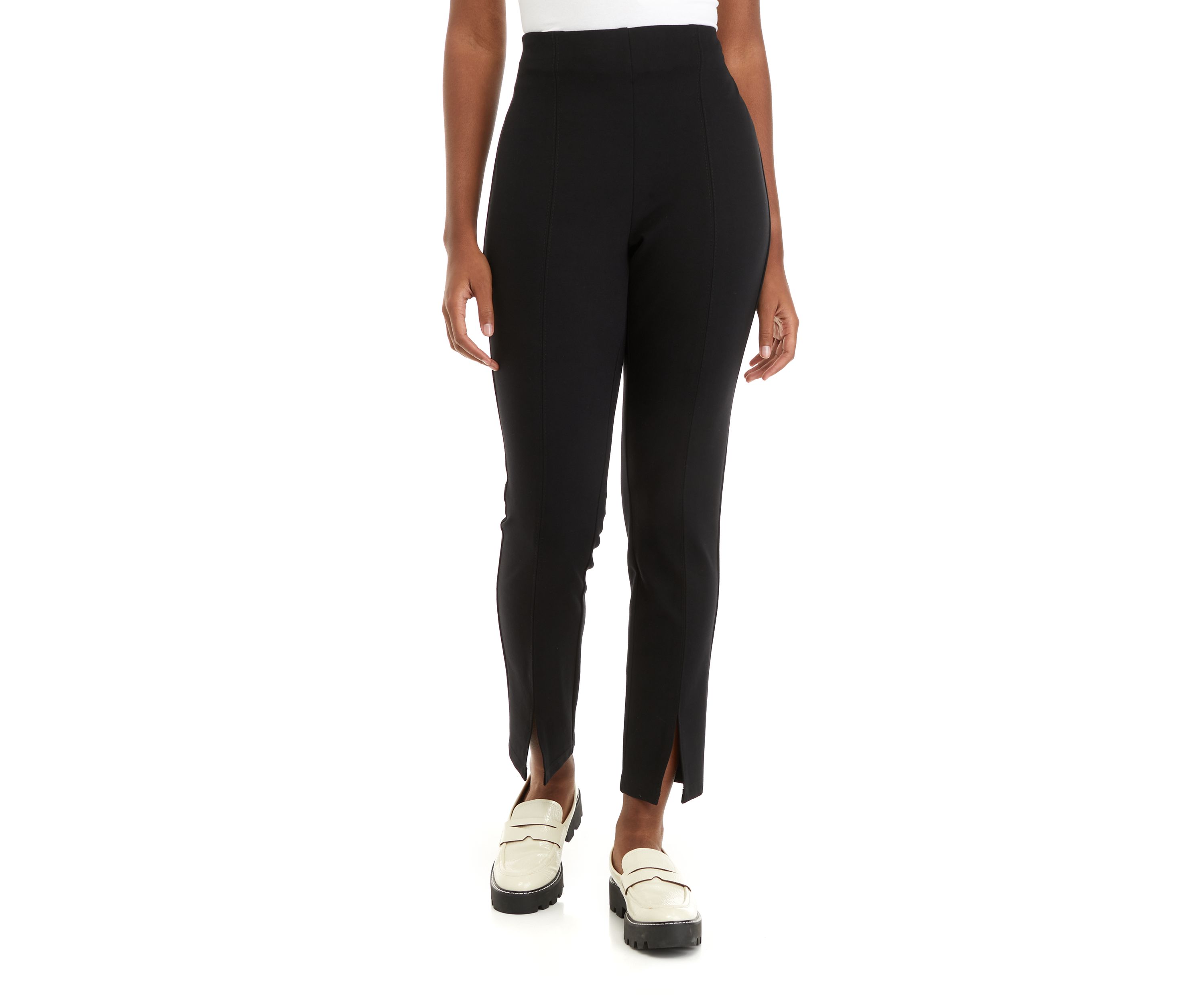 Womens Ponte Straight Pants