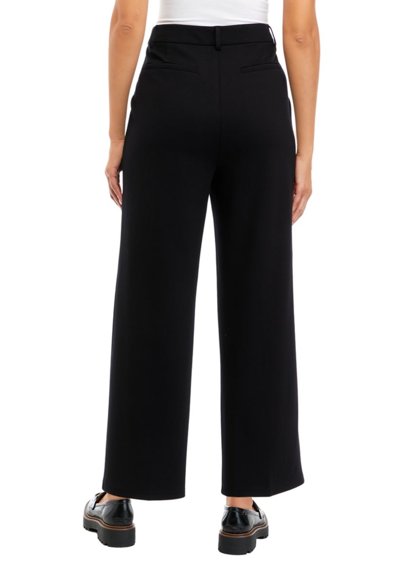 Womens True Black Wide Leg Pants 