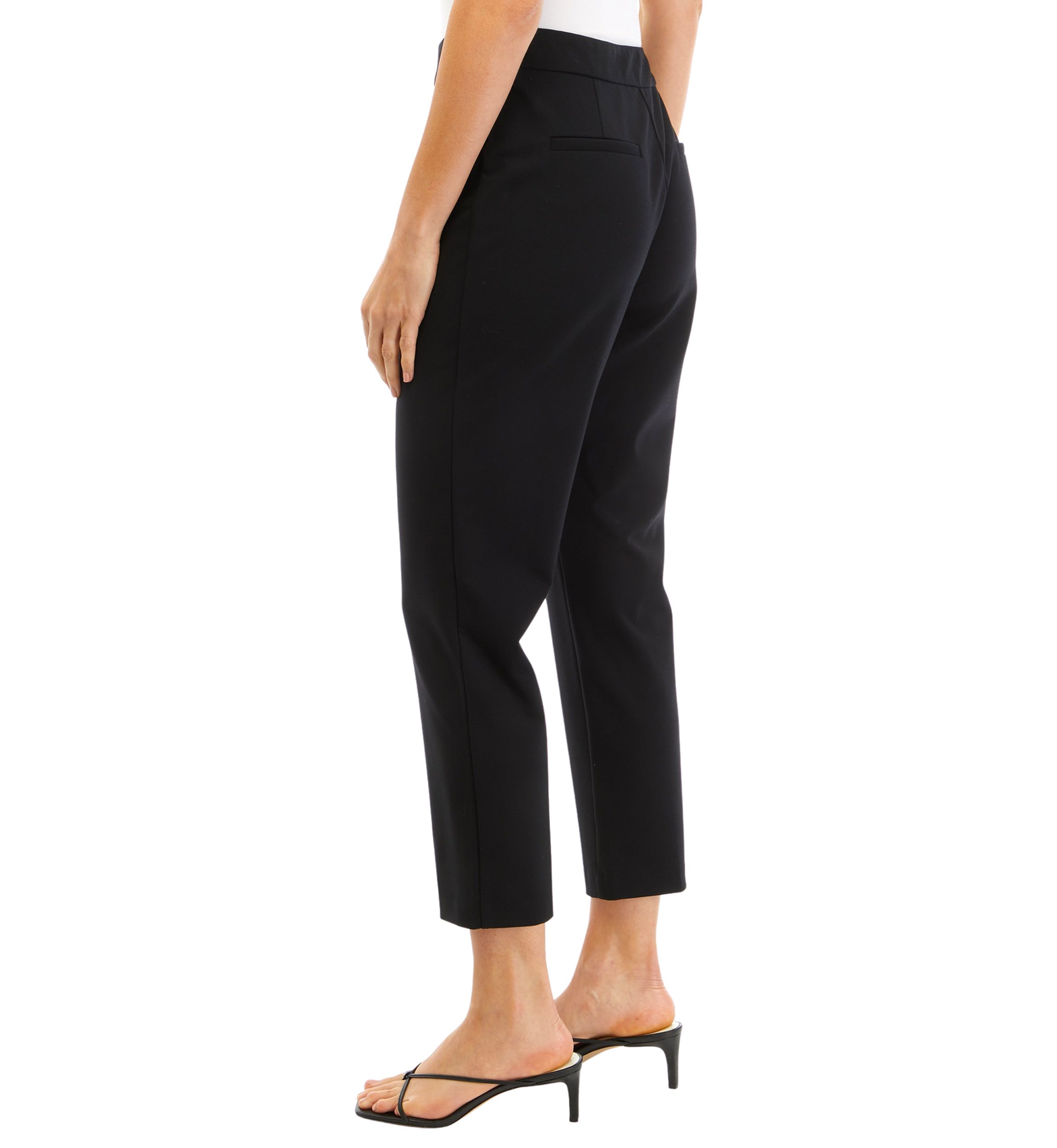 Womens High Rise Slim Ankle Pants