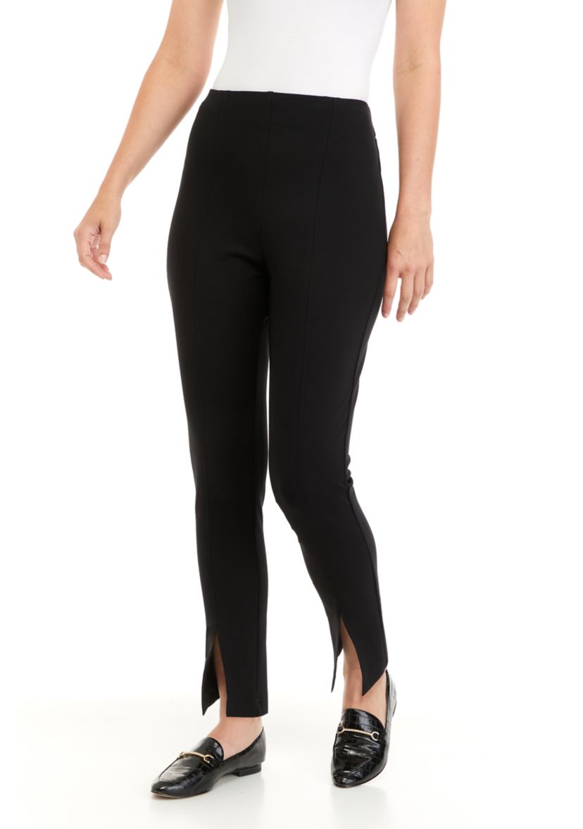 Petite Ponte Straight Pants