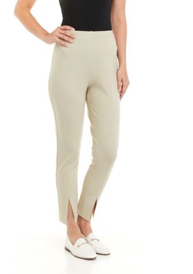 Petite Ponte Straight Pants