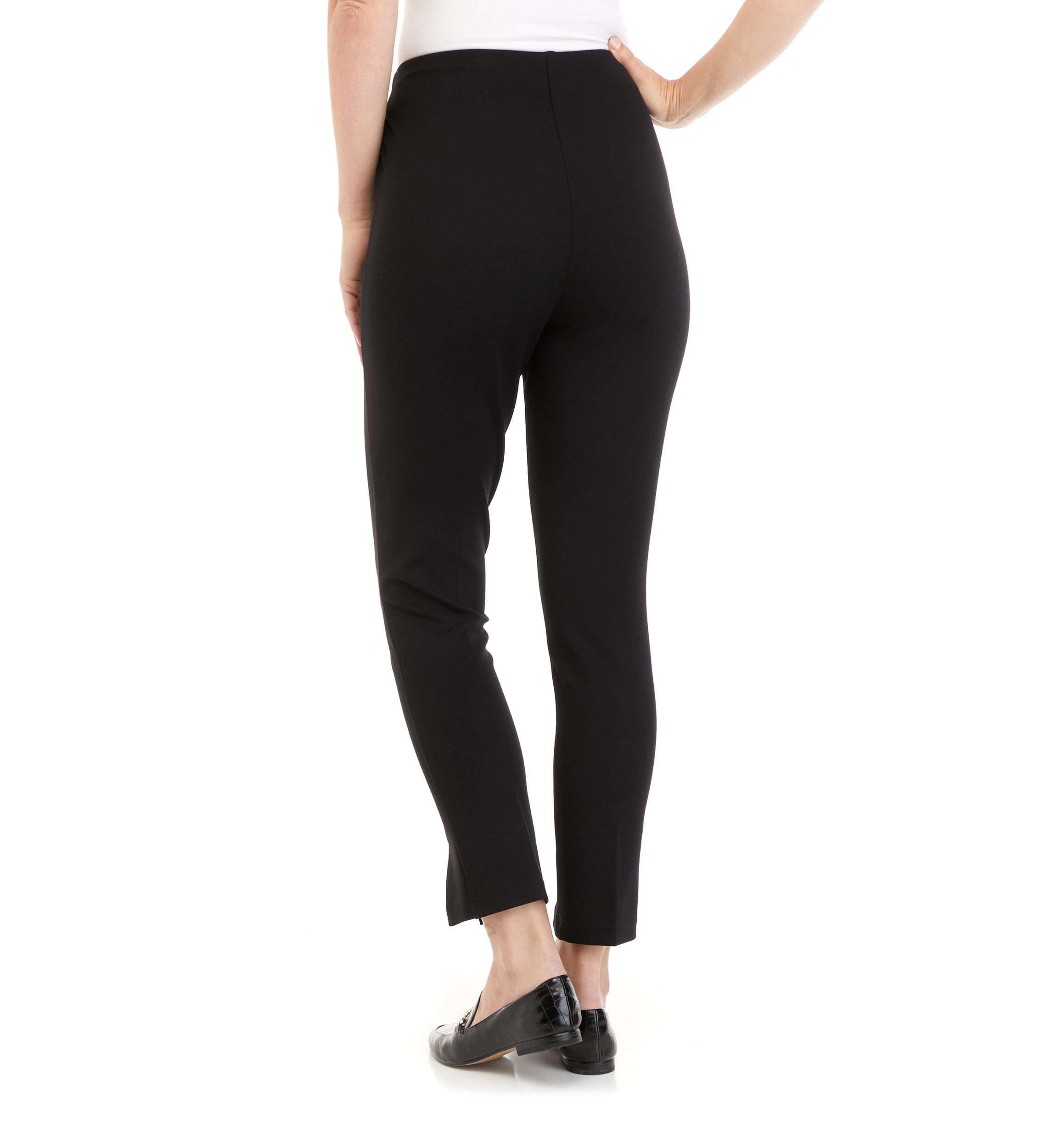 Petite Ponte Straight Pants