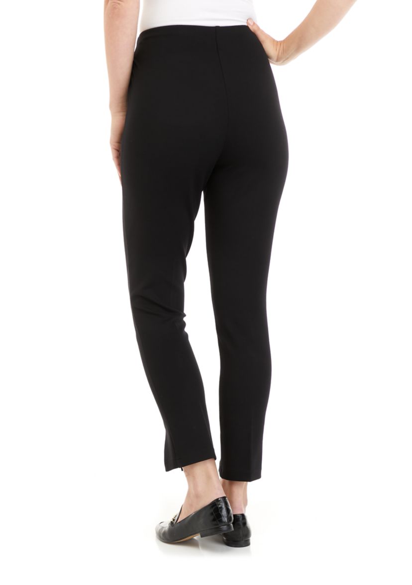 Petite Ponte Straight Pants