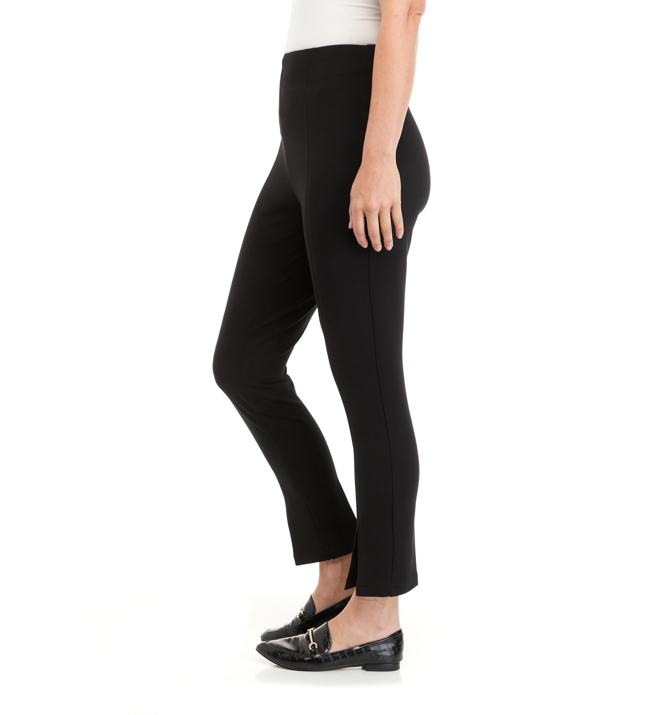 Petite Ponte Straight Pants
