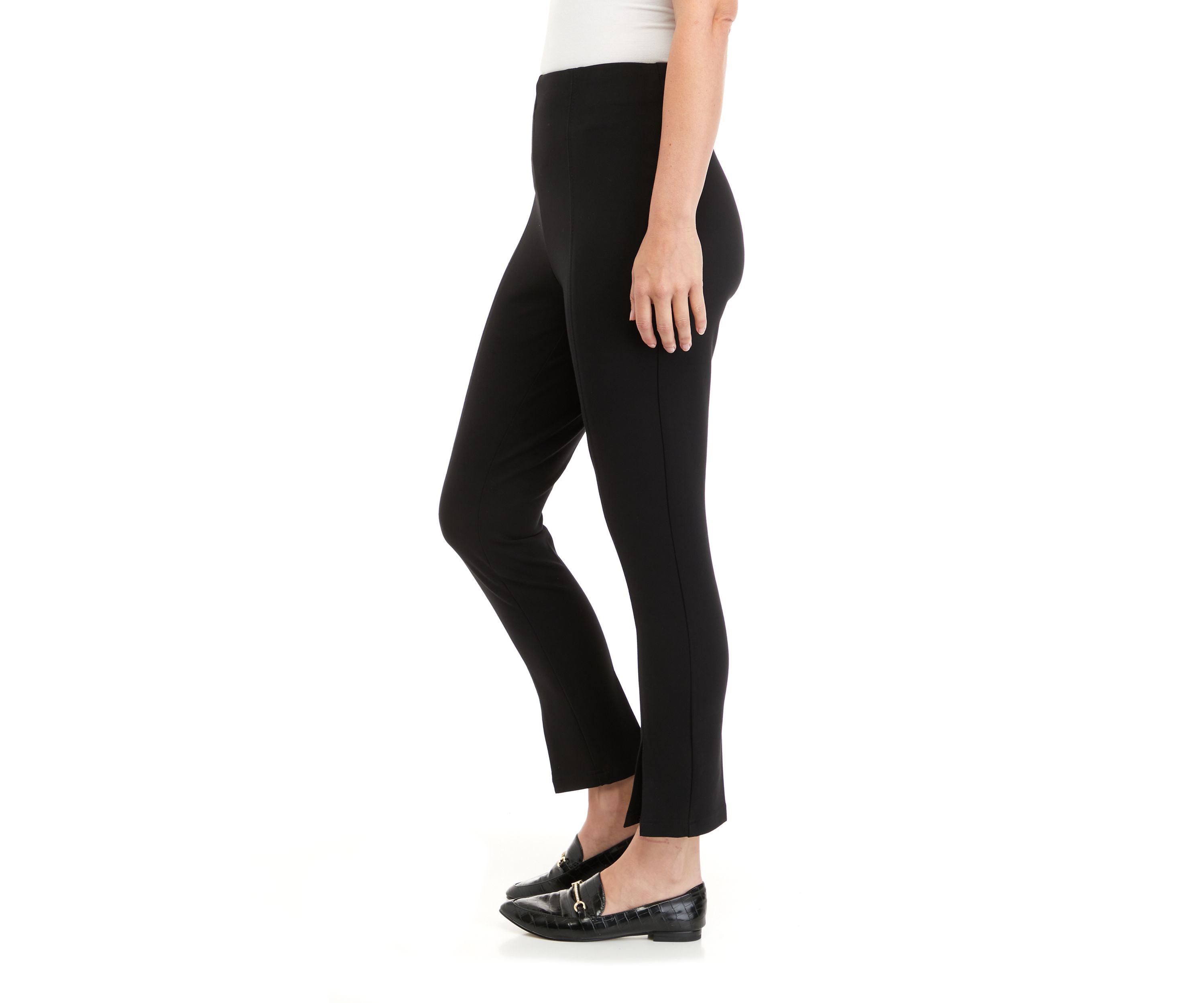 Petite Ponte Straight Pants