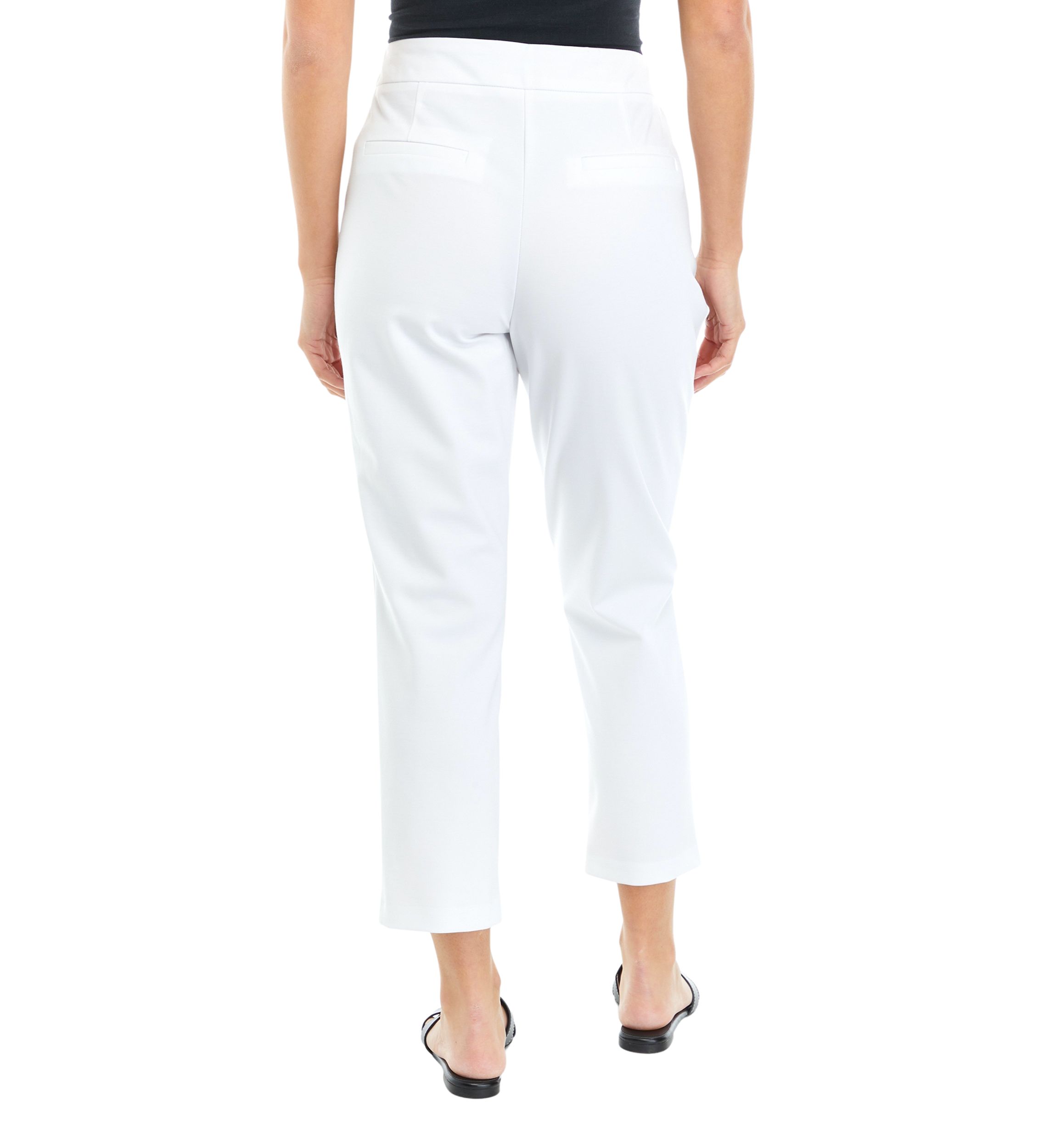 Petite High Rise Slim Ankle Pants 