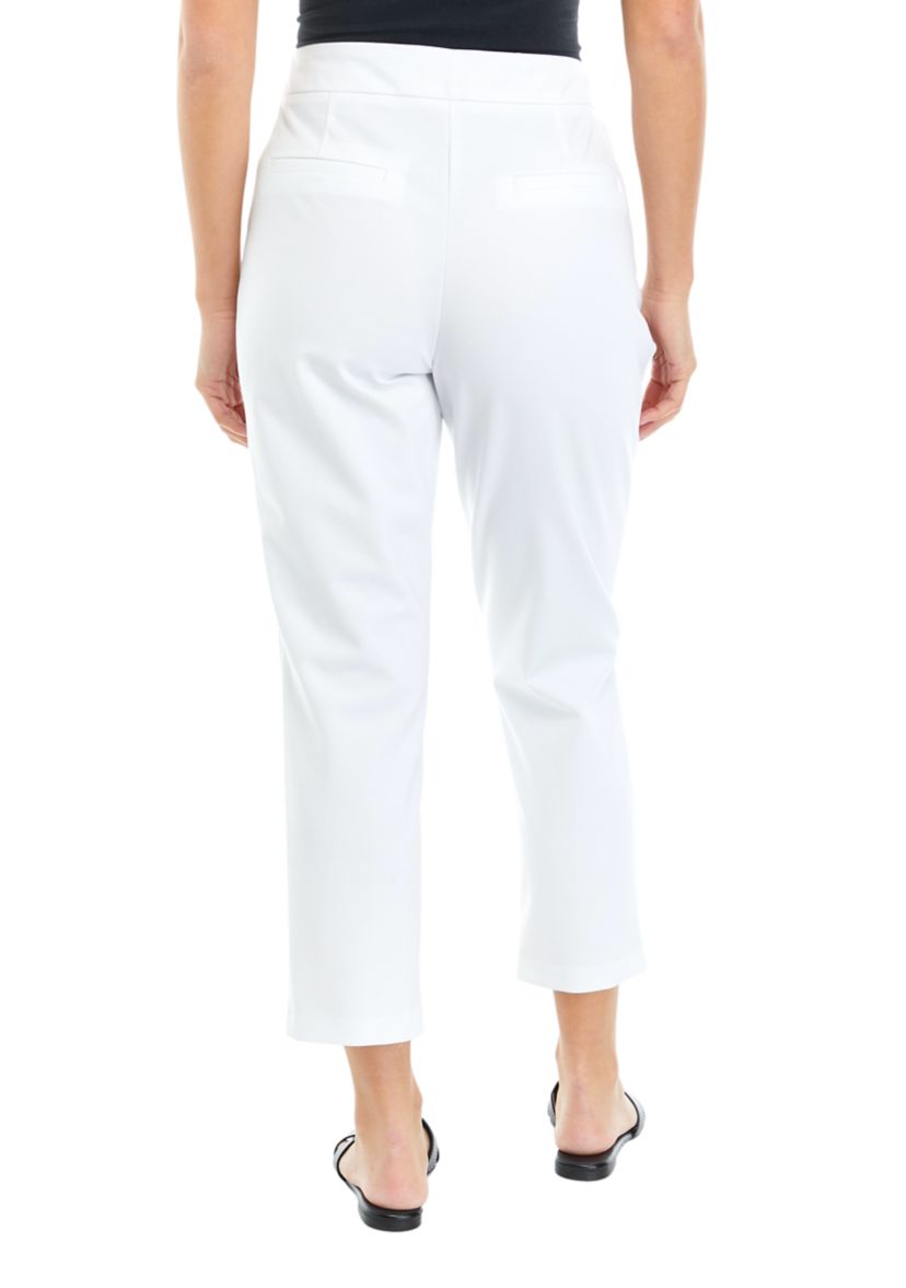 Petite High Rise Slim Ankle Pants 
