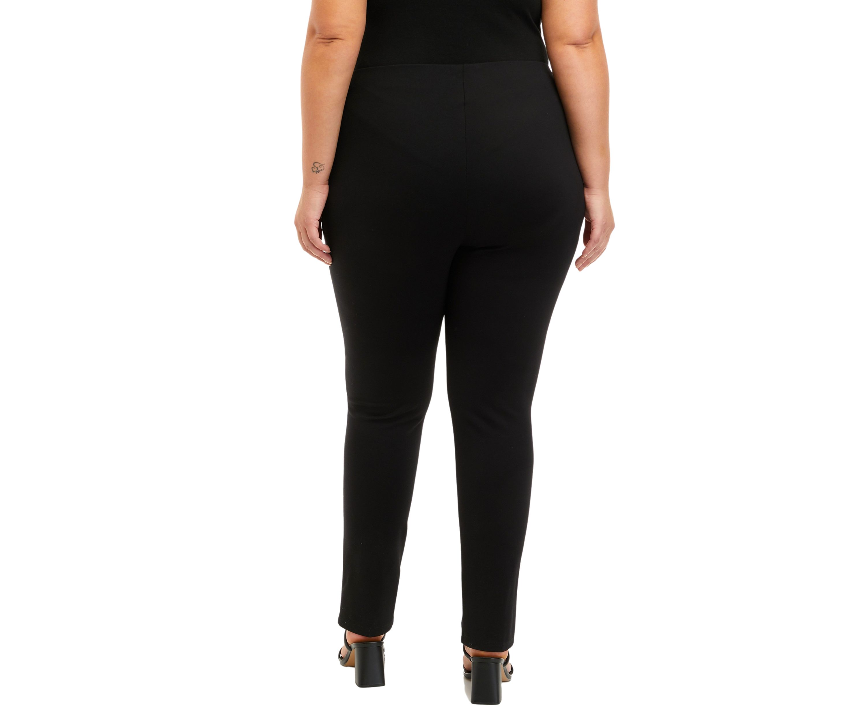 Plus Size Ponte Straight Leggings