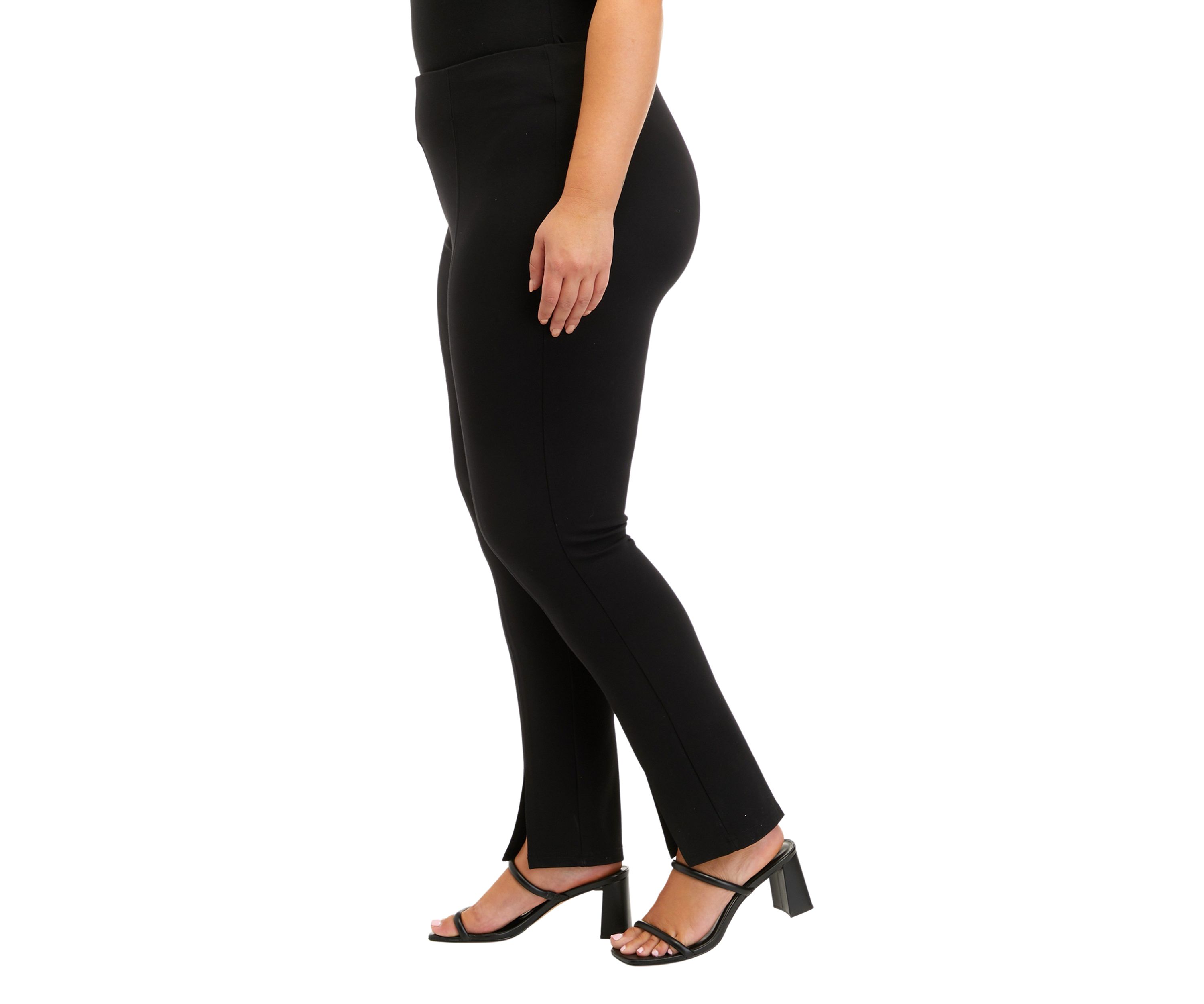 Plus Size Ponte Straight Leggings