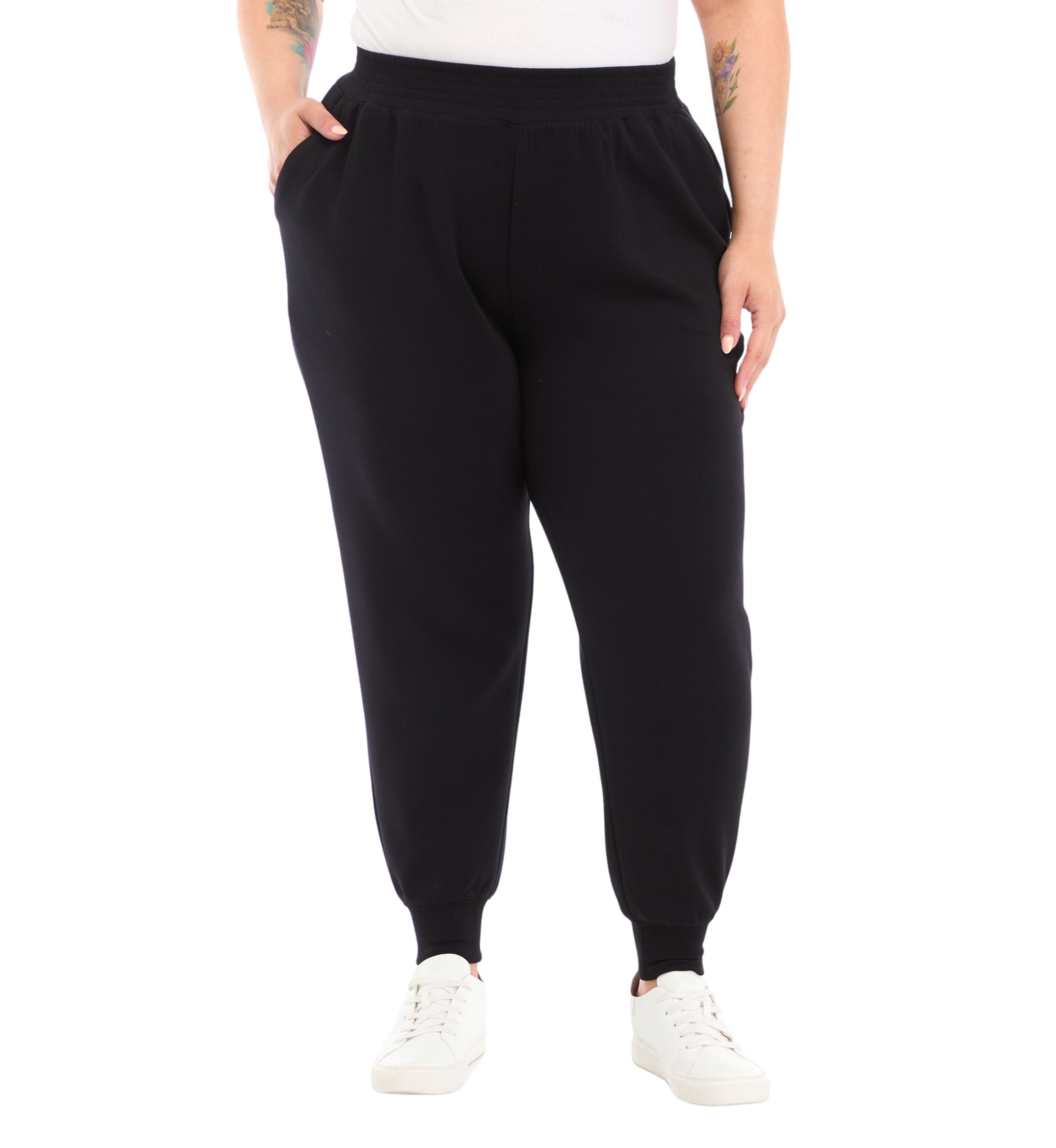 Plus Size High Rise Joggers
