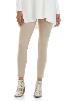 One World Faux Pocket Pull-On Ponte Pant - 20877111