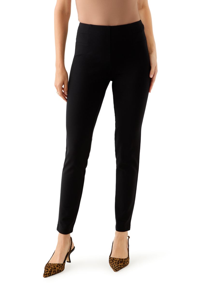 Womens High Rise Ponte Leggings