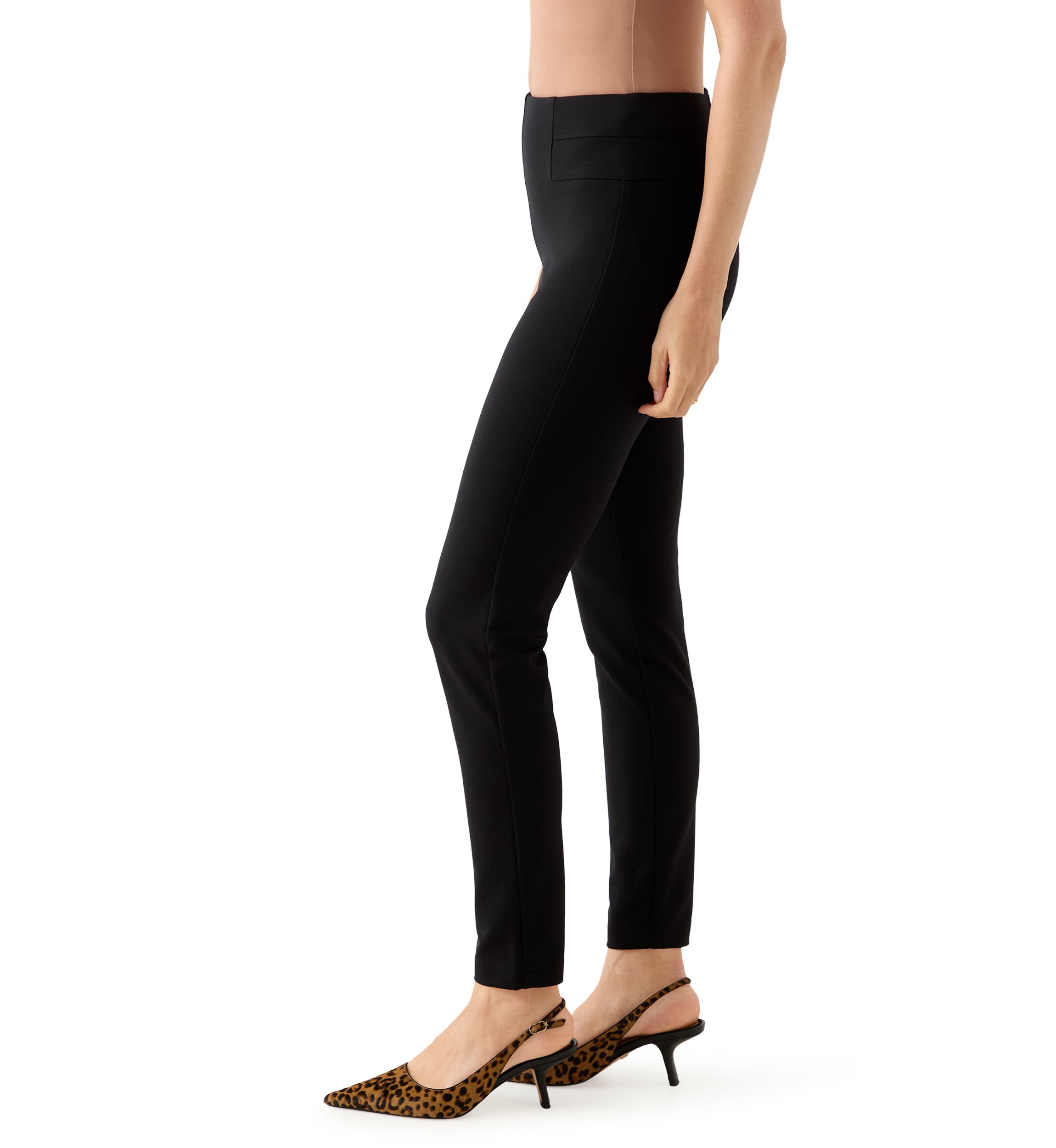 Womens High Rise Ponte Leggings