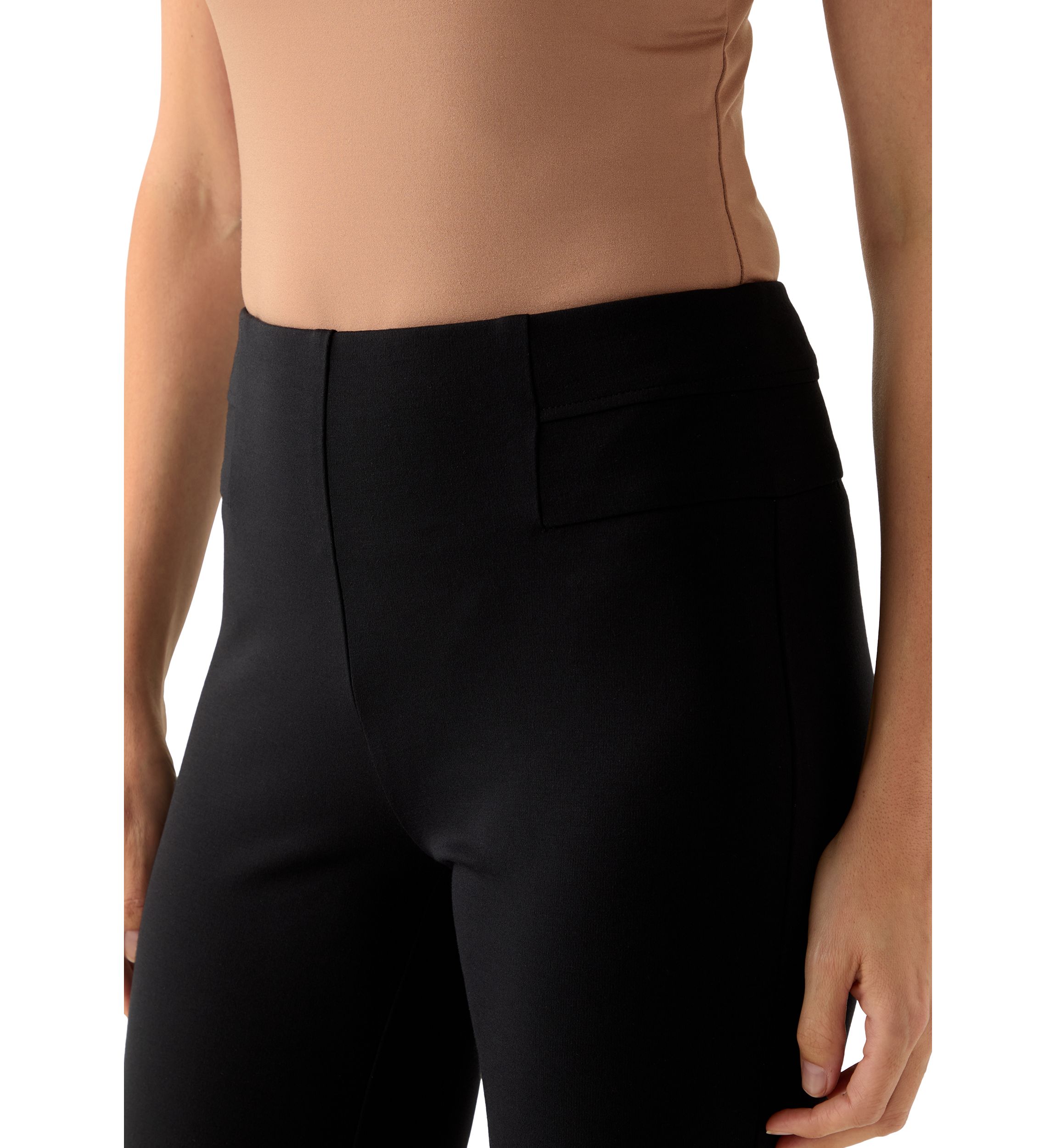 Womens High Rise Ponte Leggings