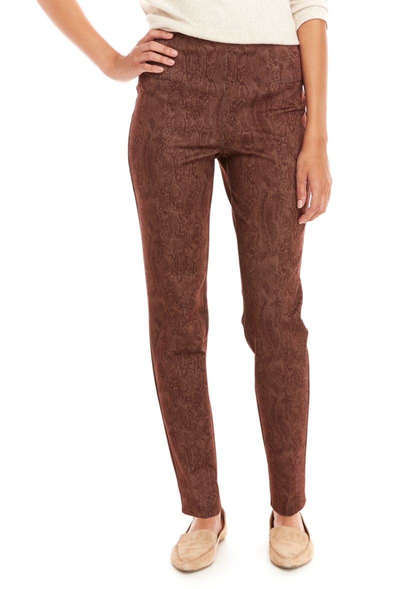 Womens Pull On Ponte Pants