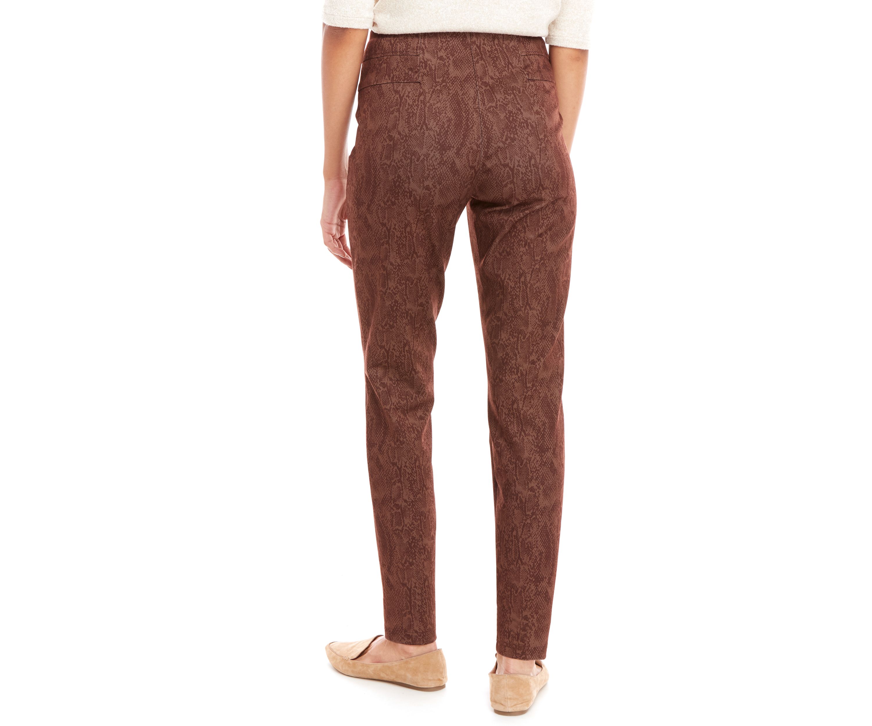 Womens Pull On Ponte Pants