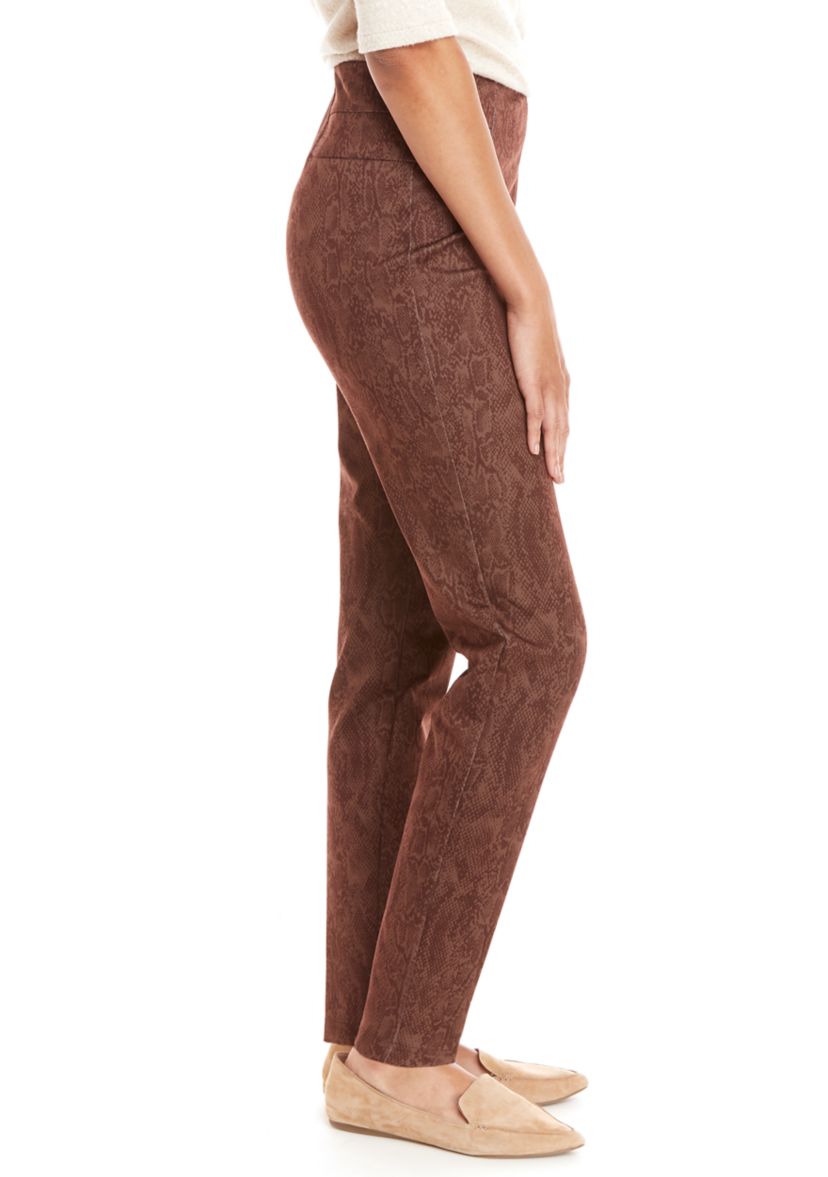 Womens Pull On Ponte Pants