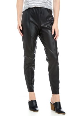 faux leather pants women