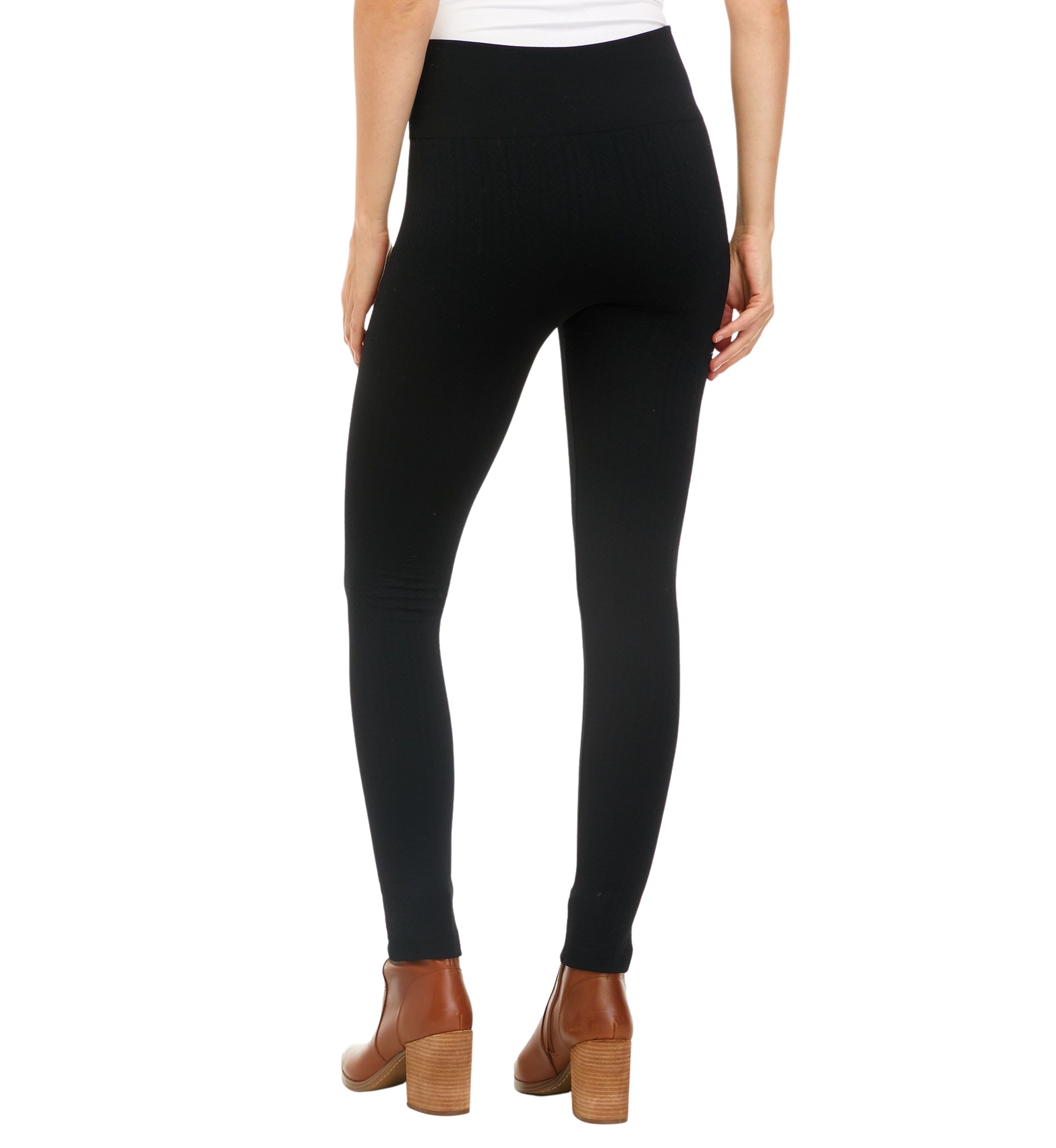 Womens Cable Fleece Leggings