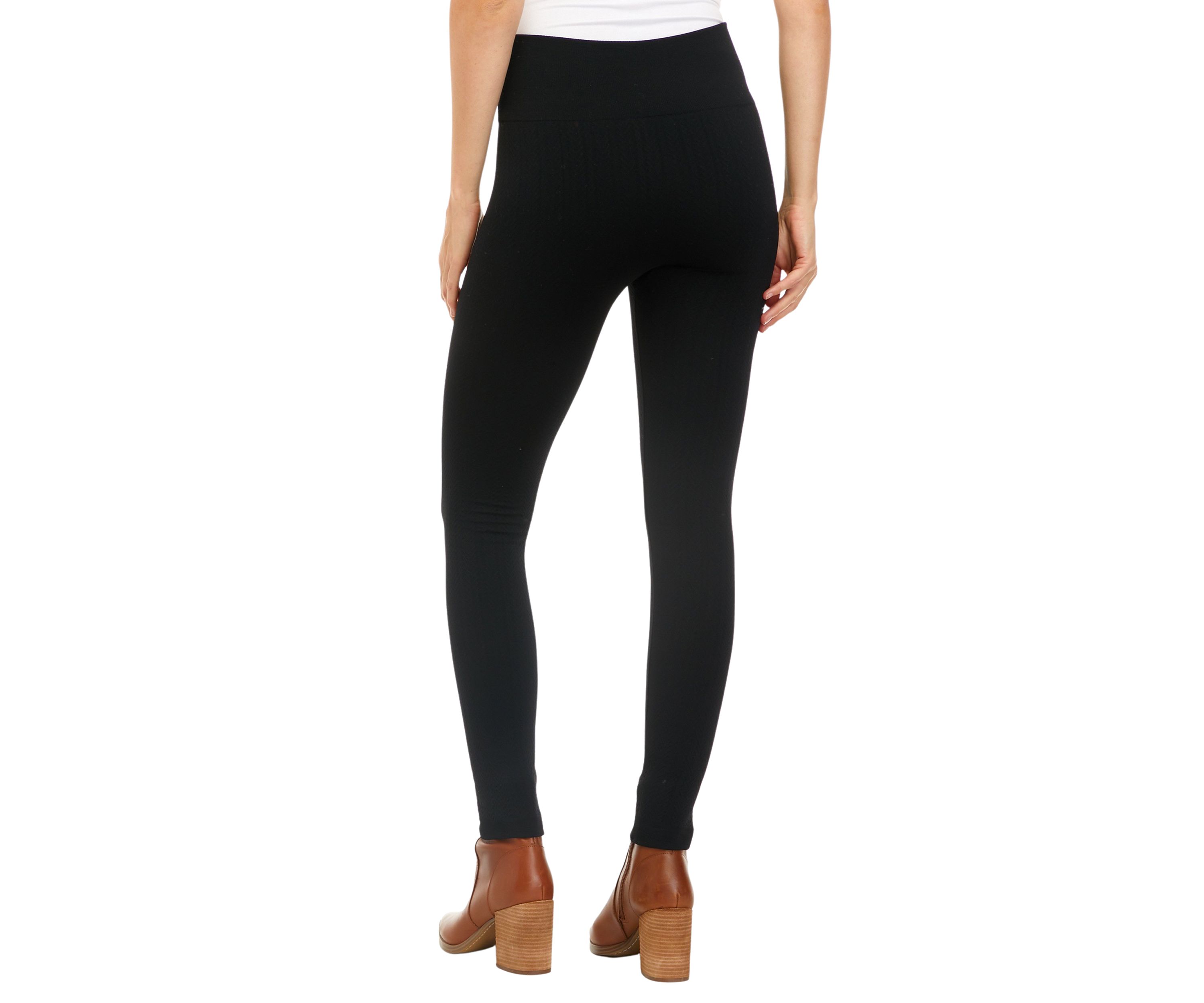 Womens Cable Fleece Leggings