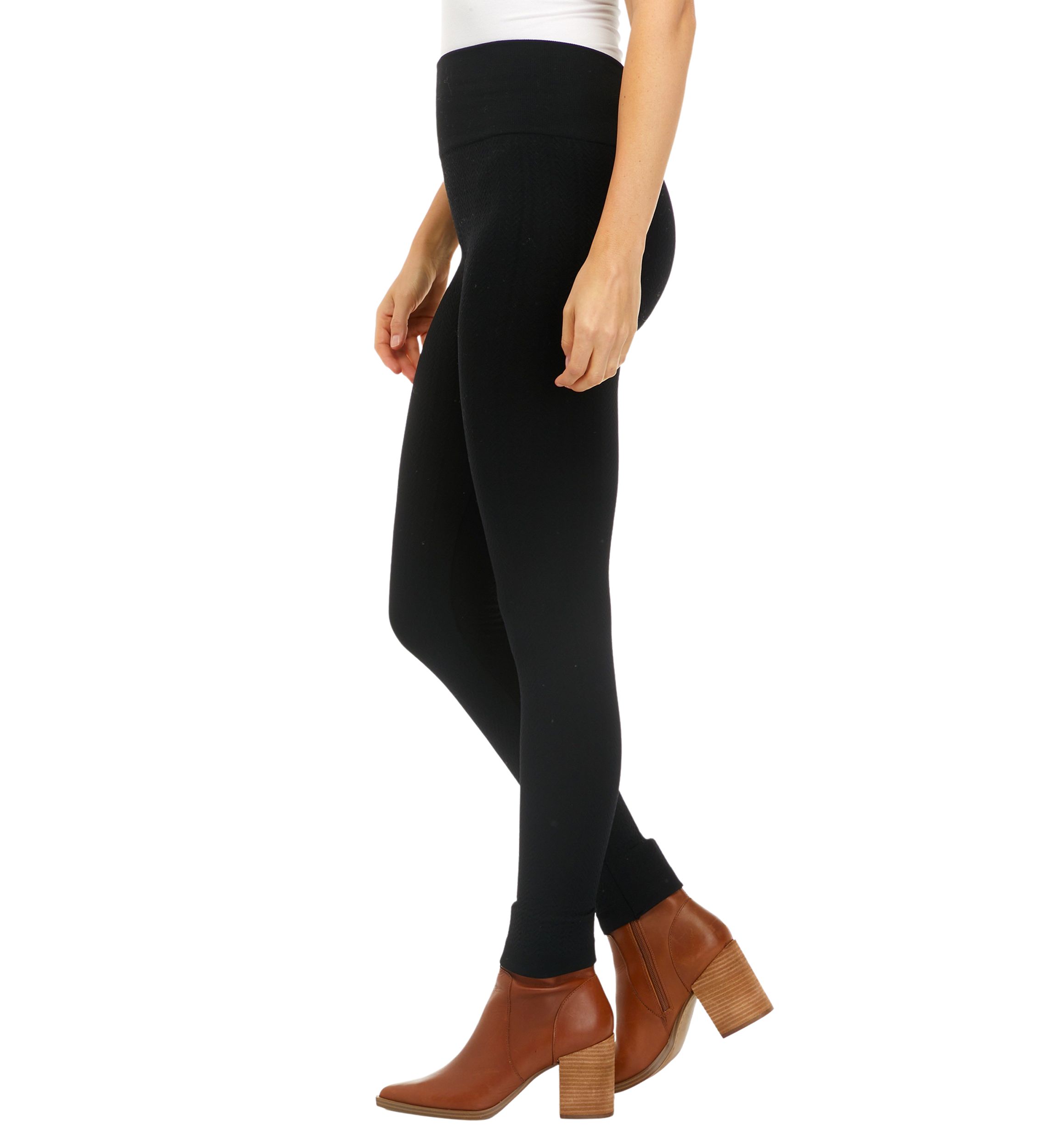 Womens Cable Fleece Leggings