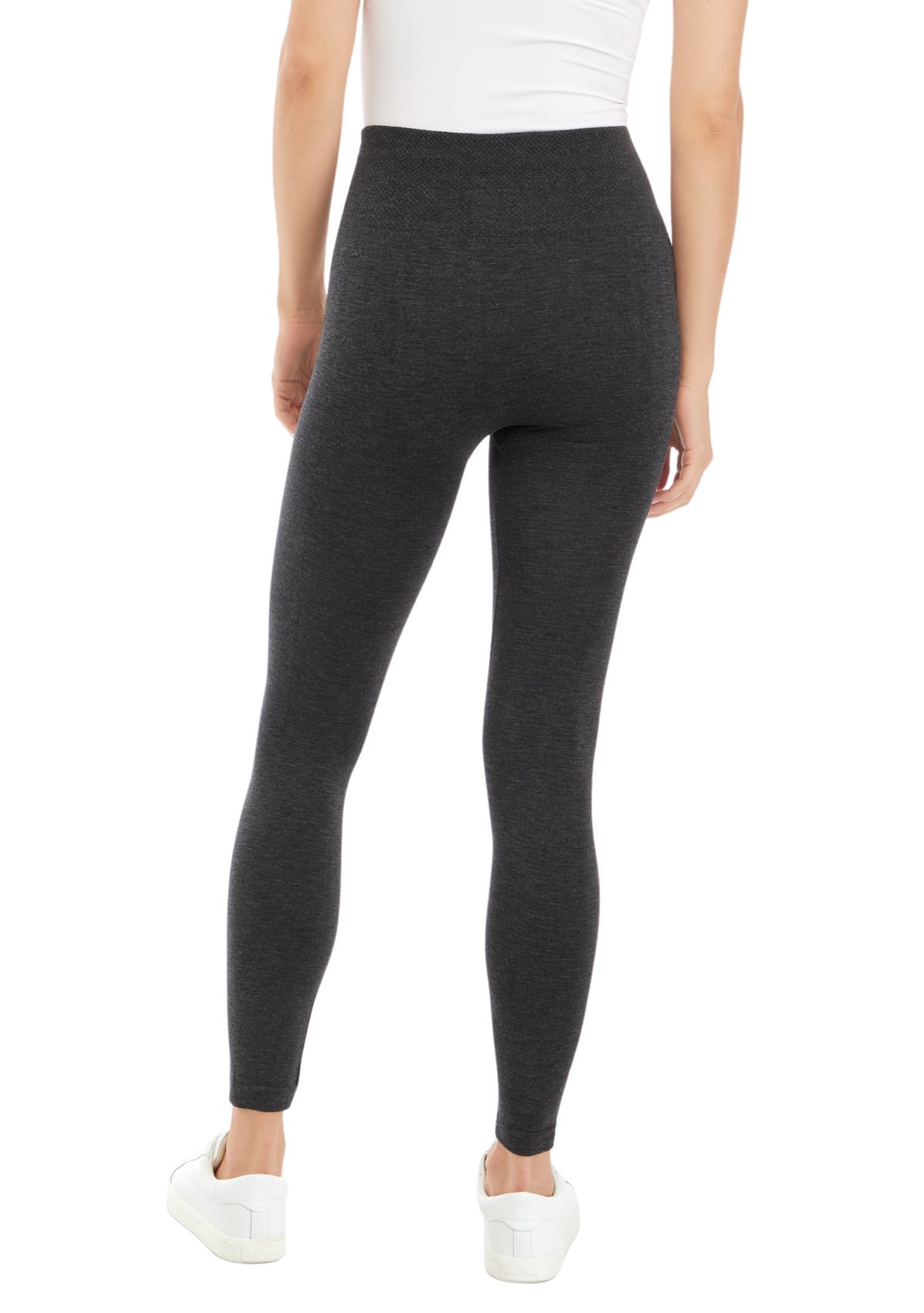 Womens Heather Fleece Lined Leggings