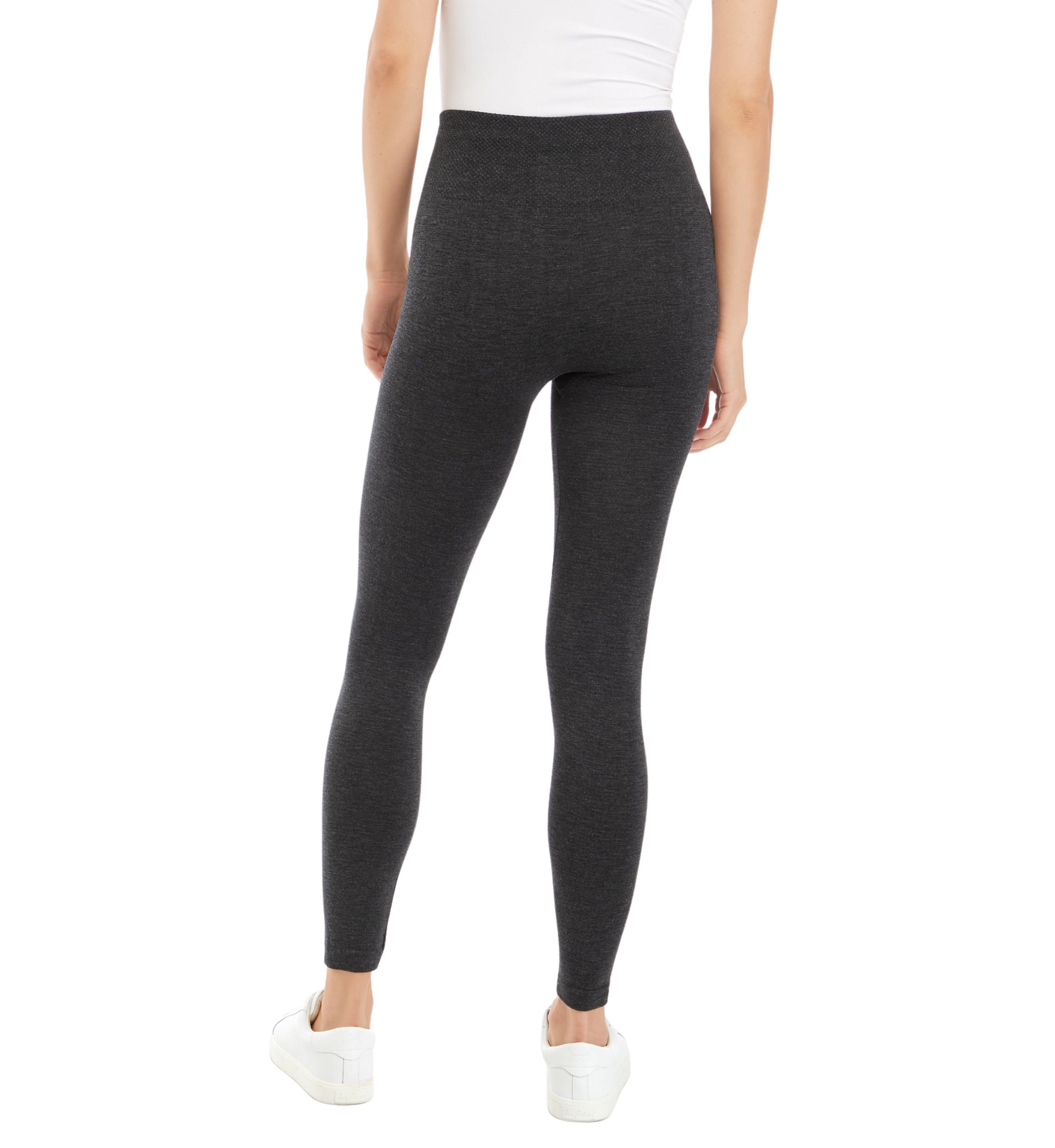 Womens Heather Fleece Lined Leggings