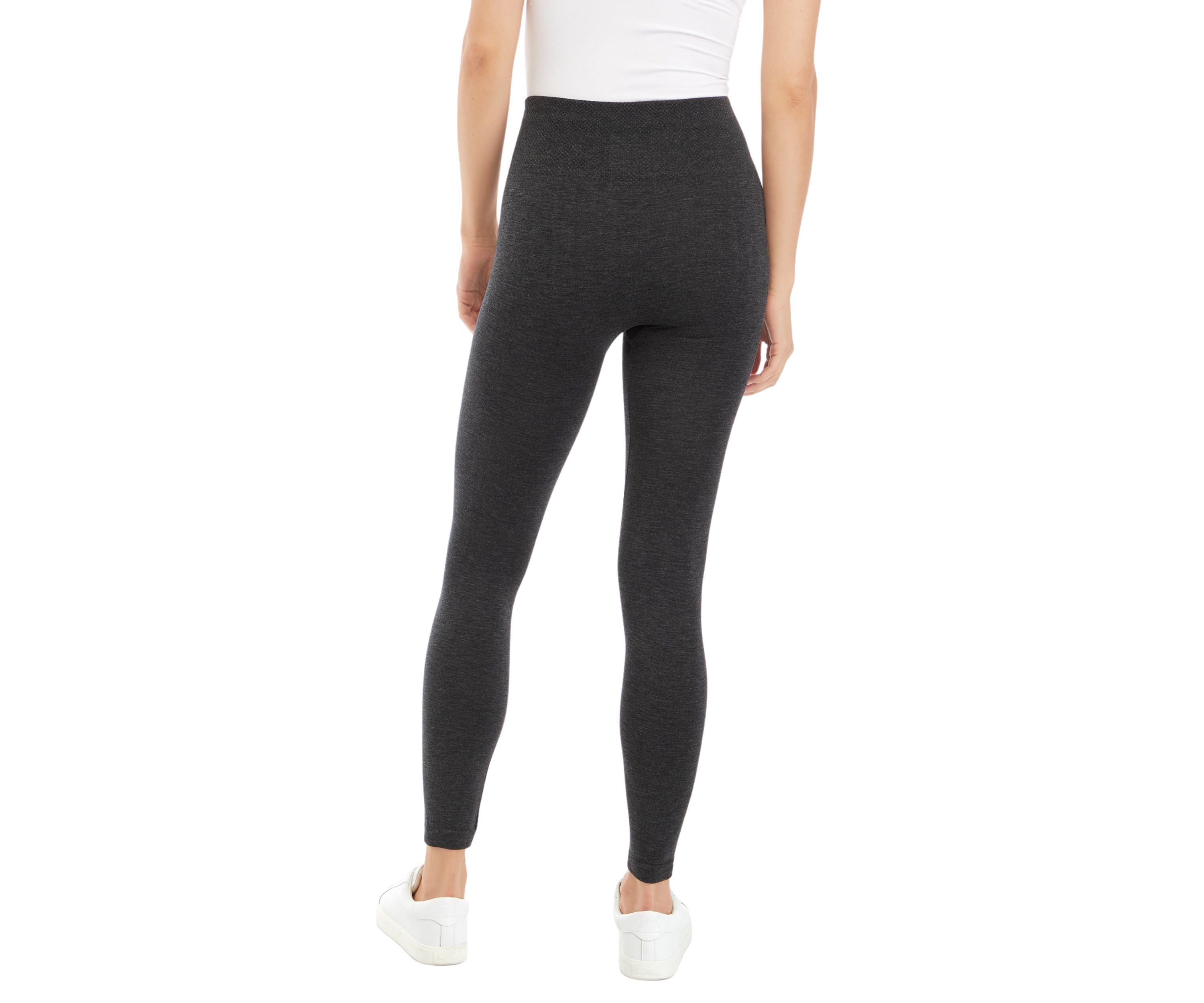 Womens Heather Fleece Lined Leggings