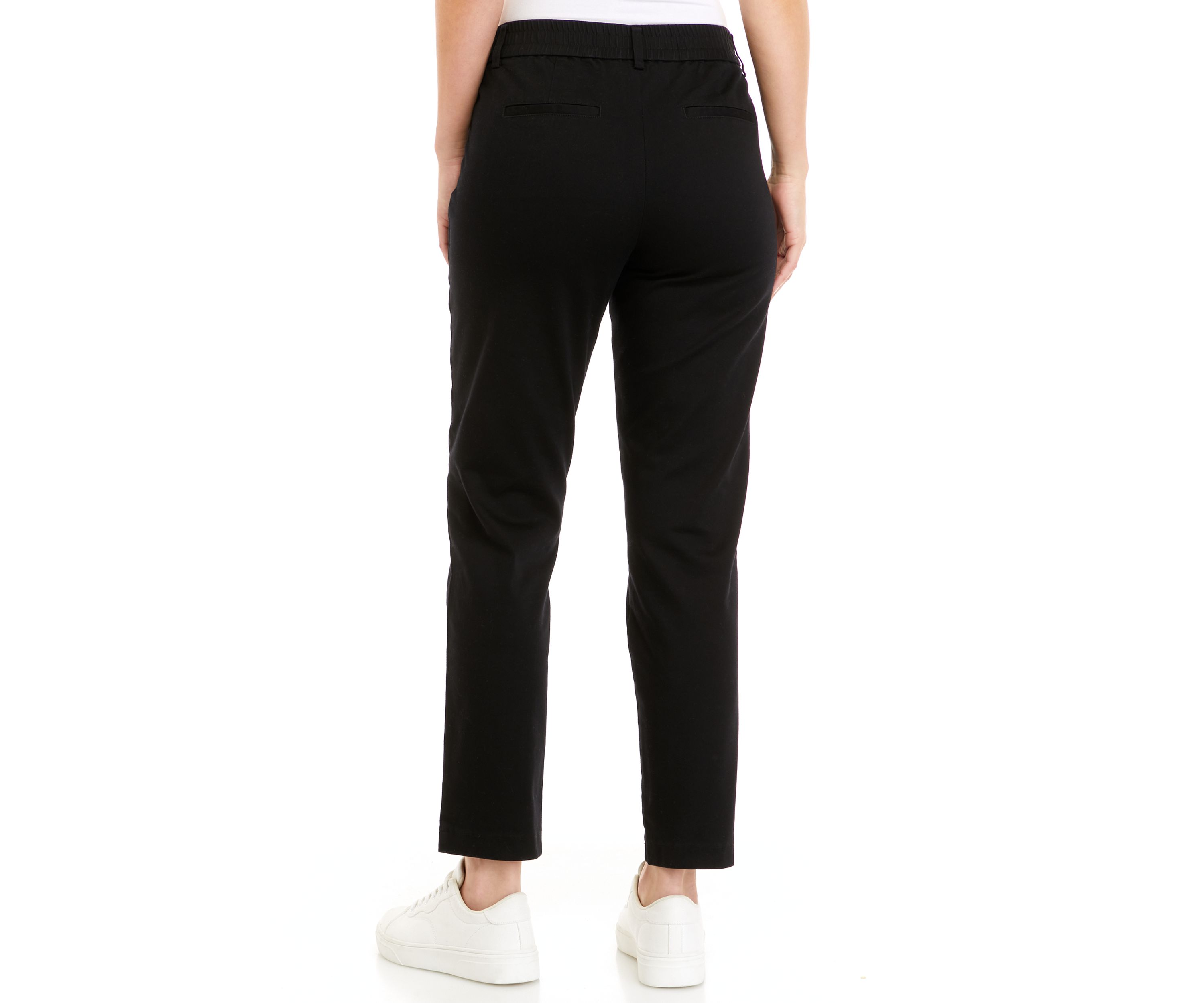 Womens Elastic Back Twill Pants